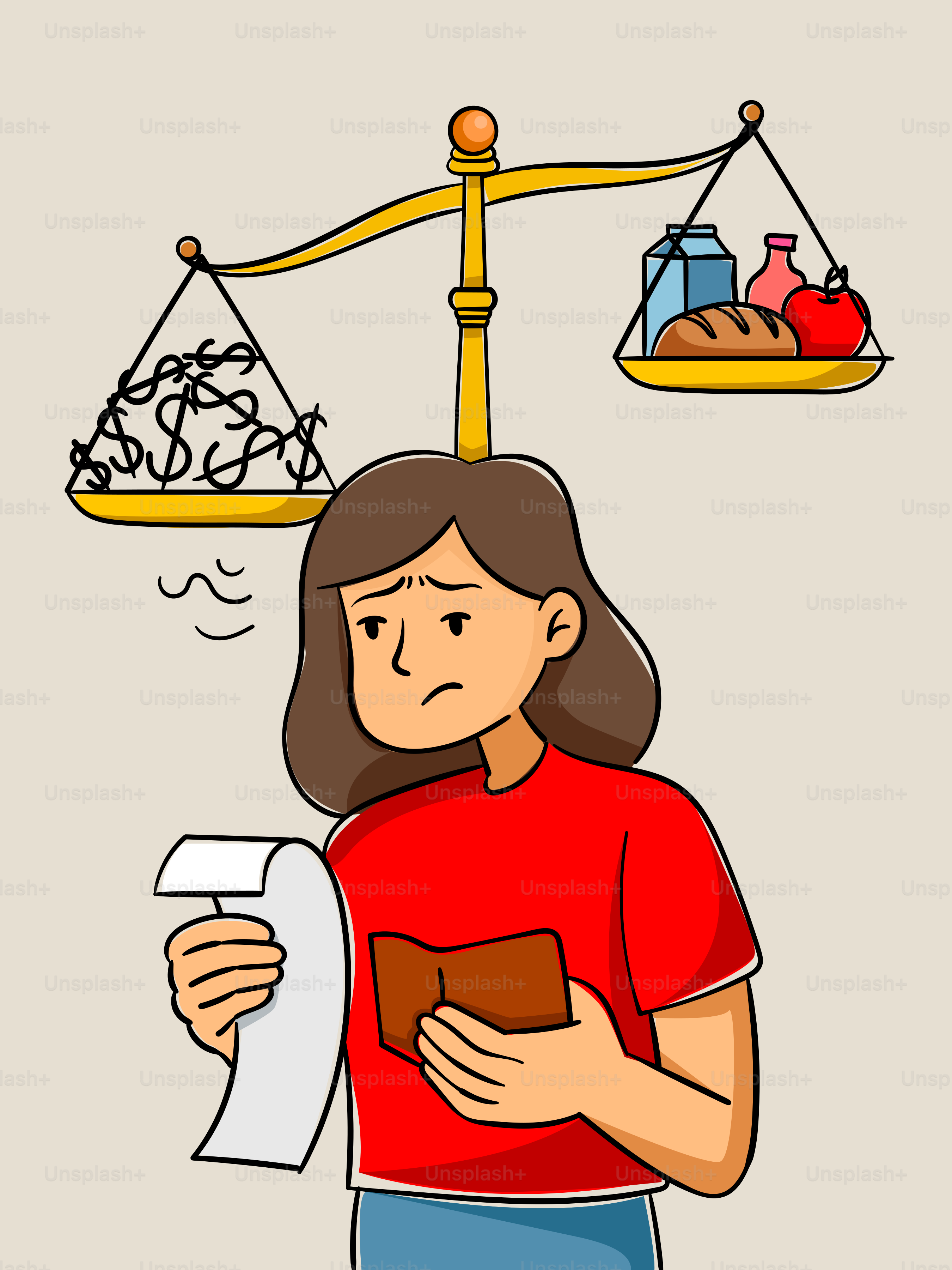 Food is more affordable than money.