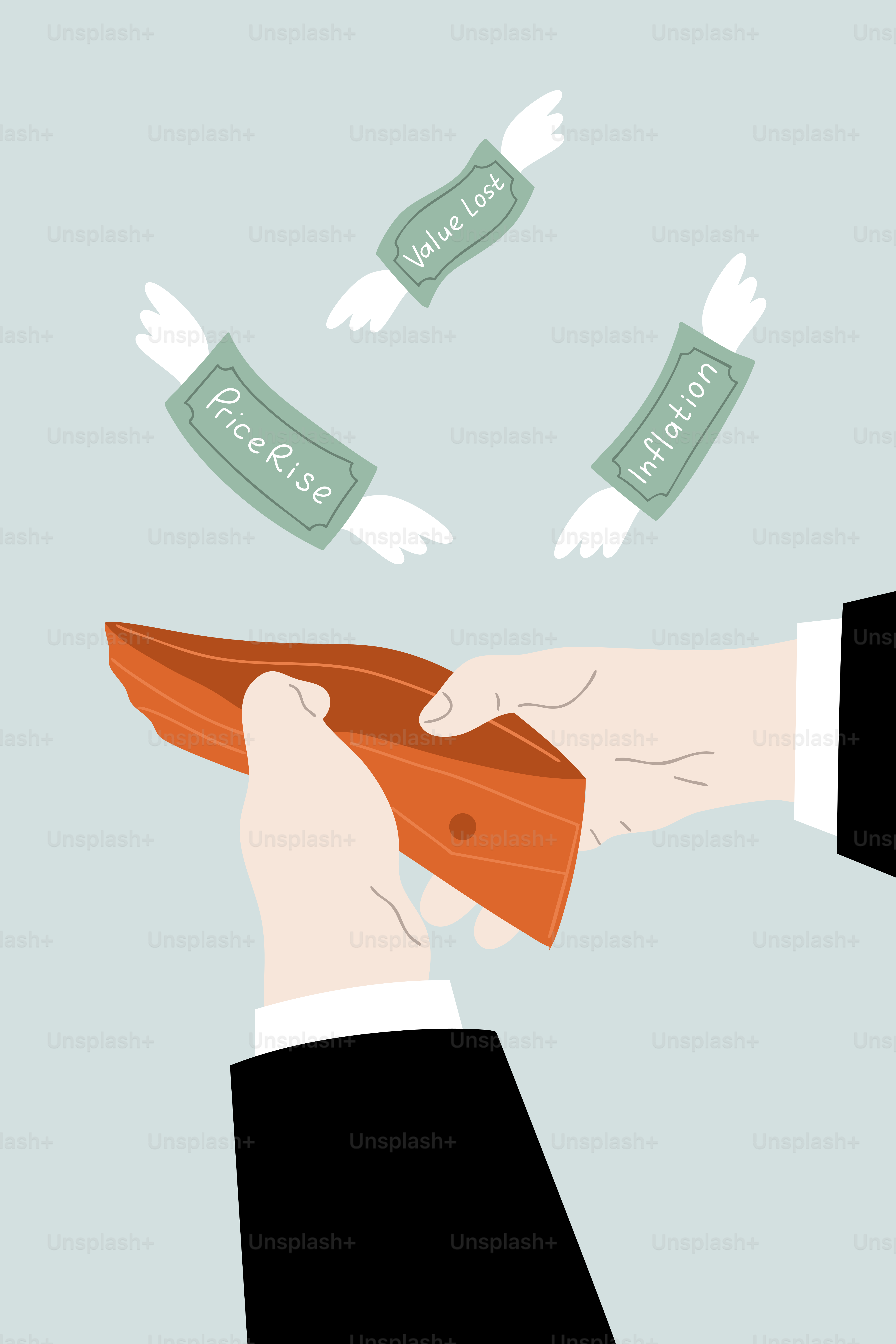 Inflation und Preissteigerungen leeren die Geldbörse.