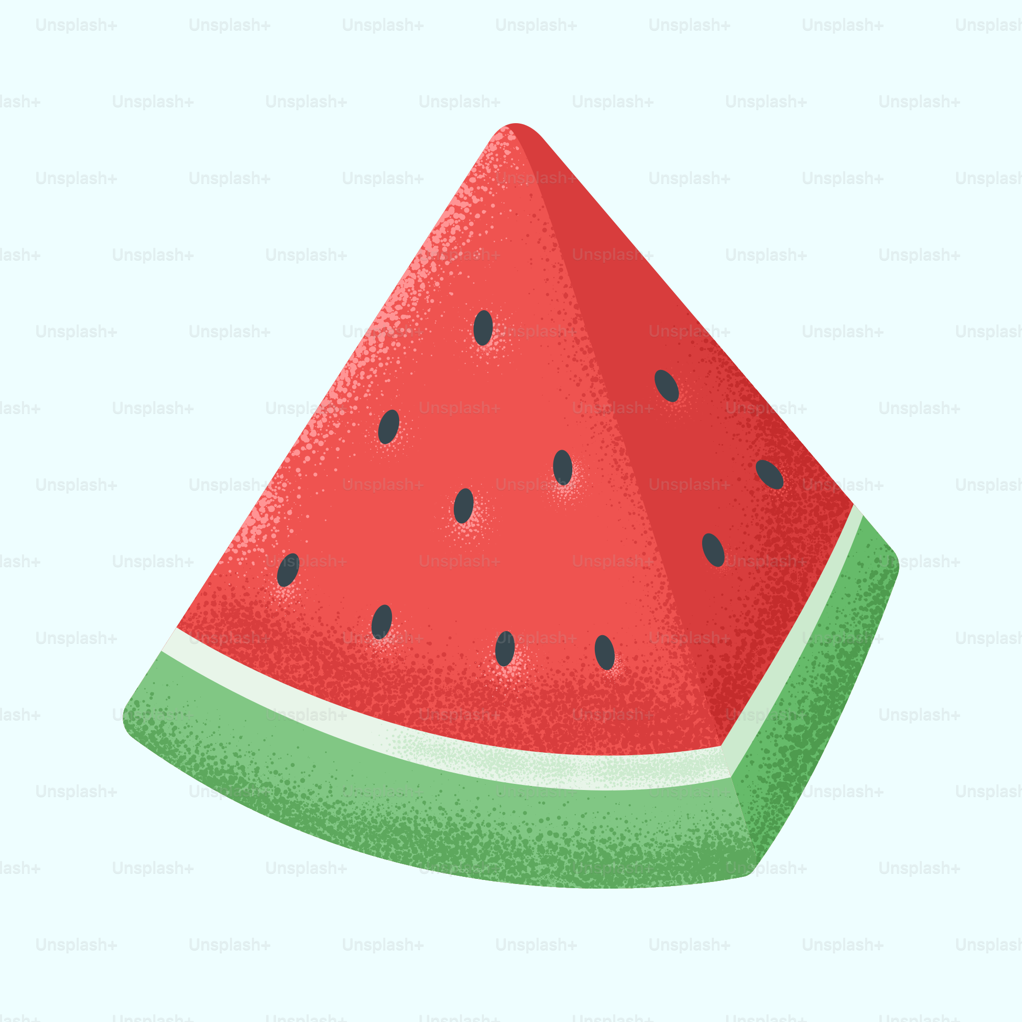 A slice of delicious watermelon, ready to eat.