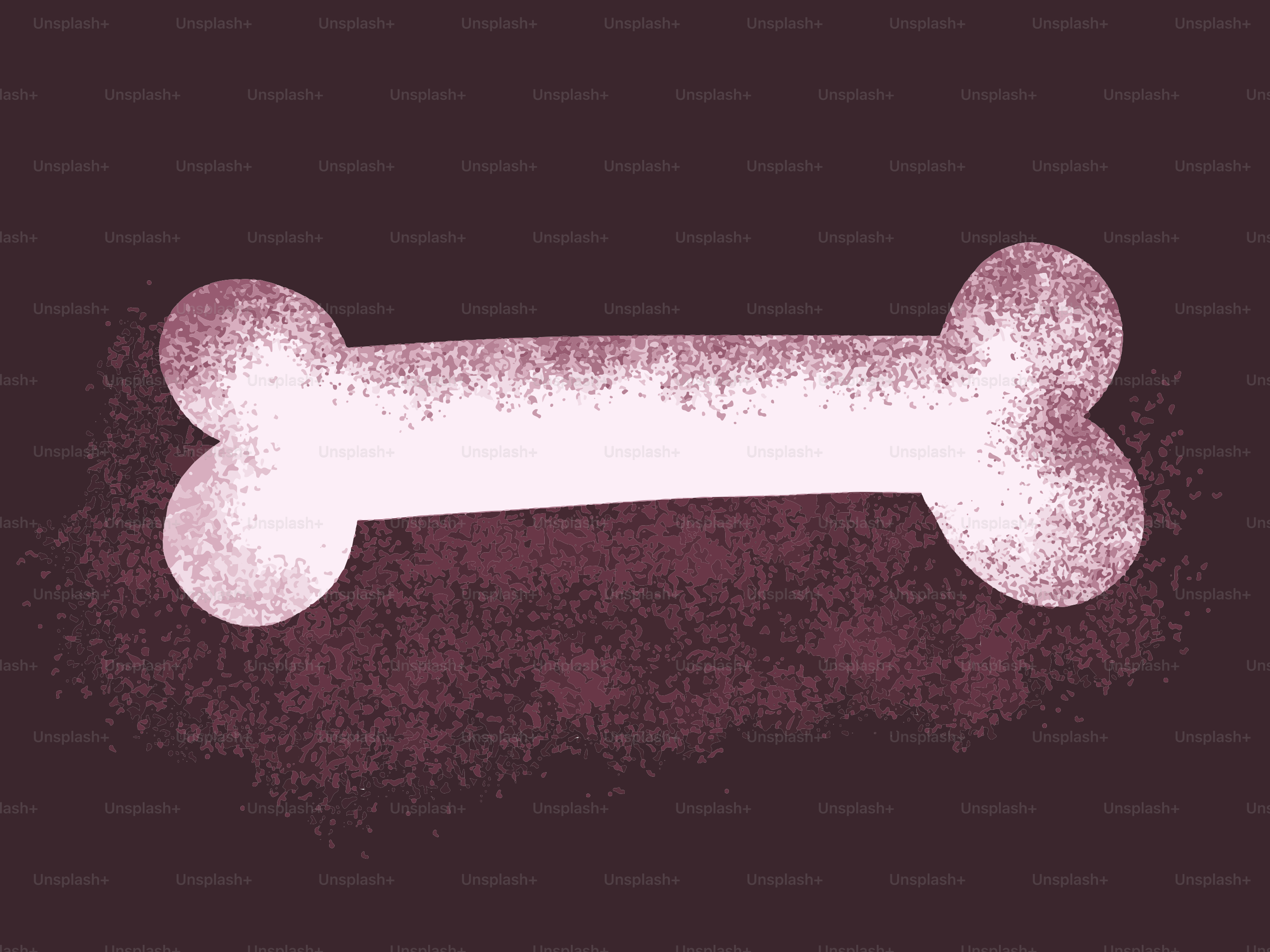 Here is a bone on a dark, speckled background.