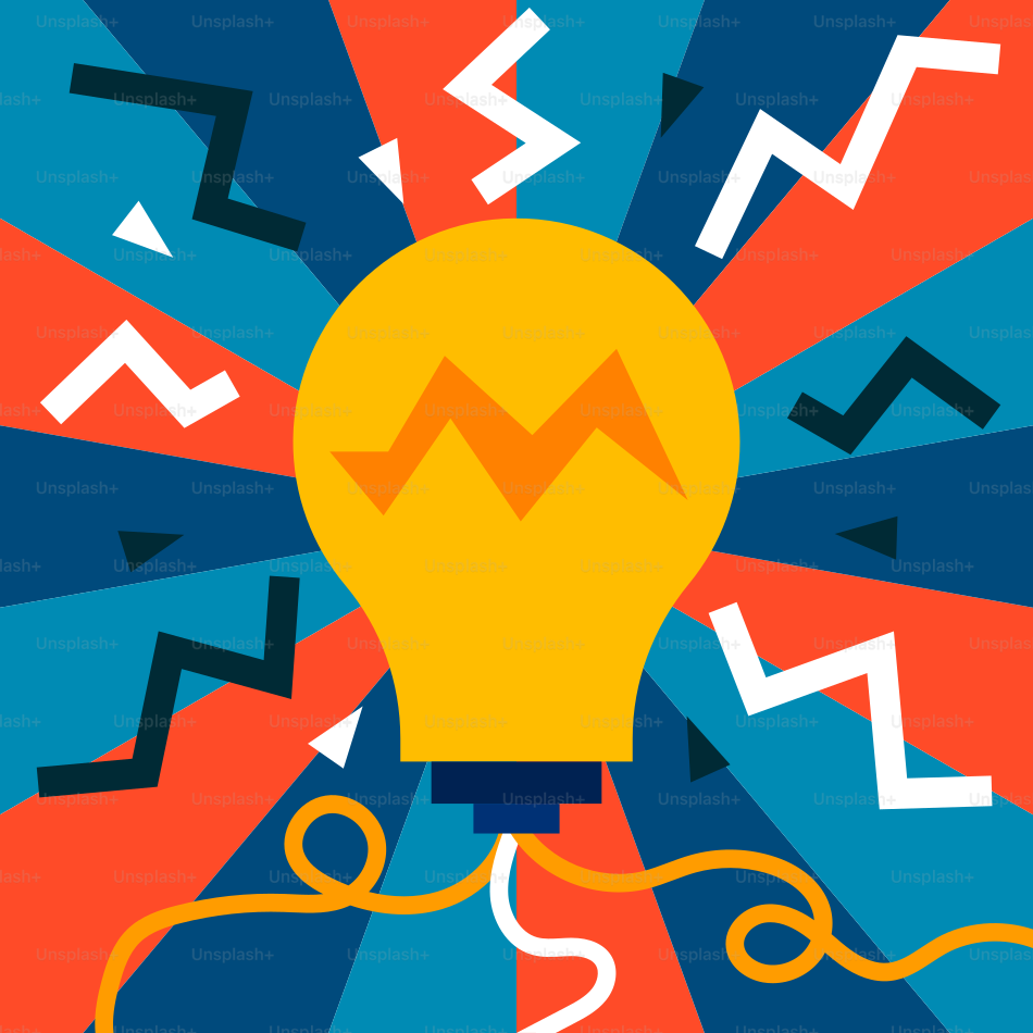 A bright idea and electric spark!