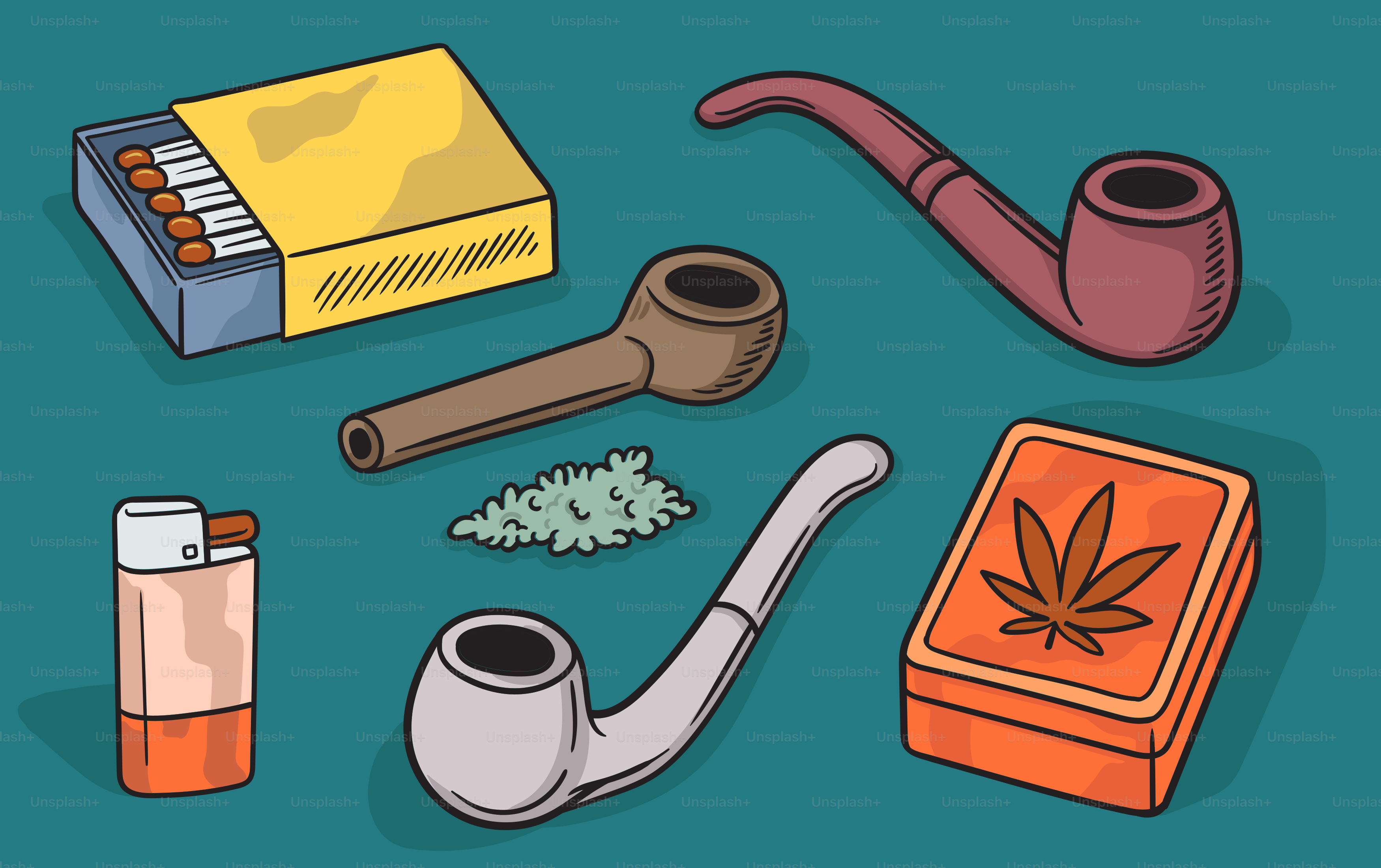 Items related to smoking are shown.