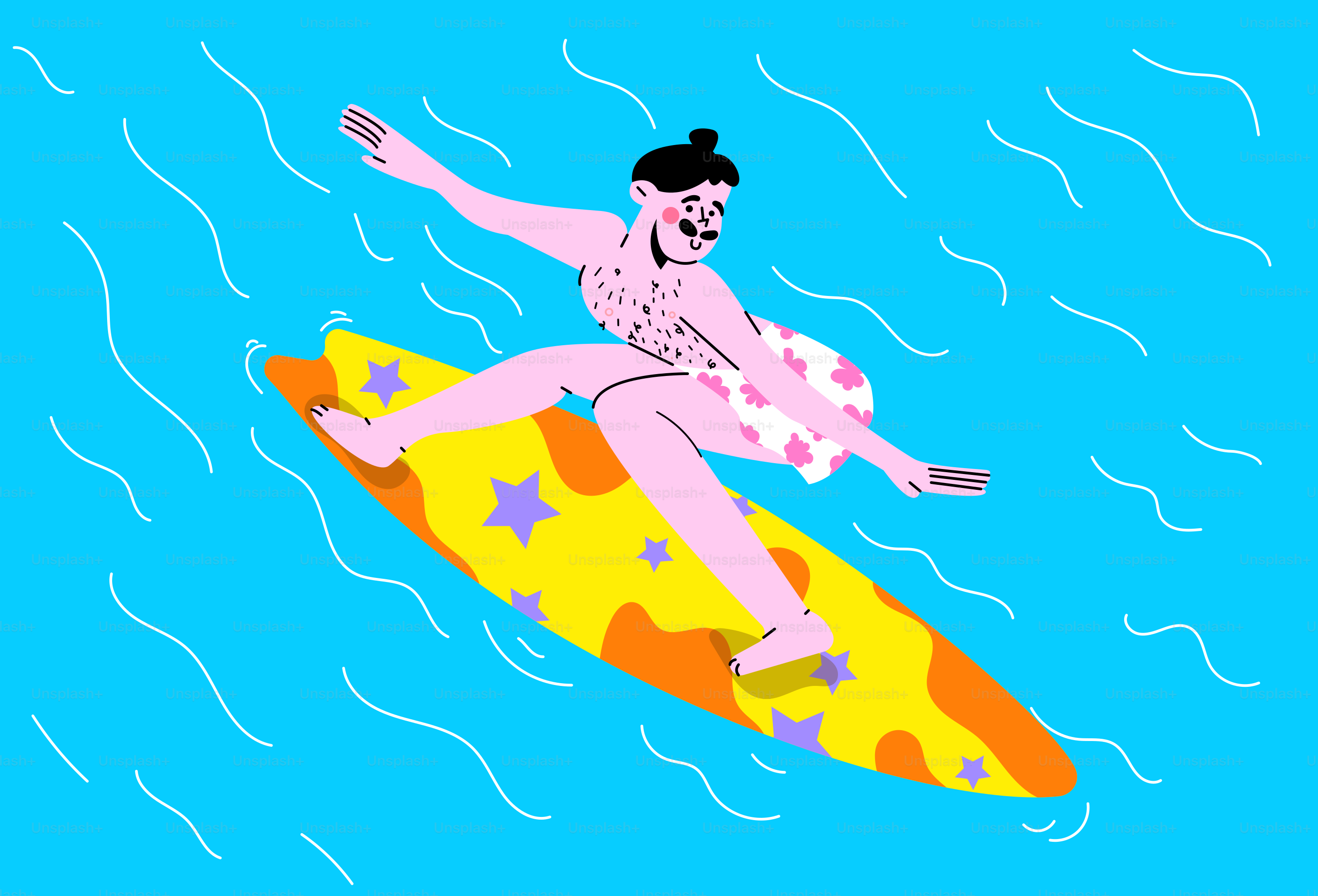 Una persona monta en una tabla de surf en el océano.