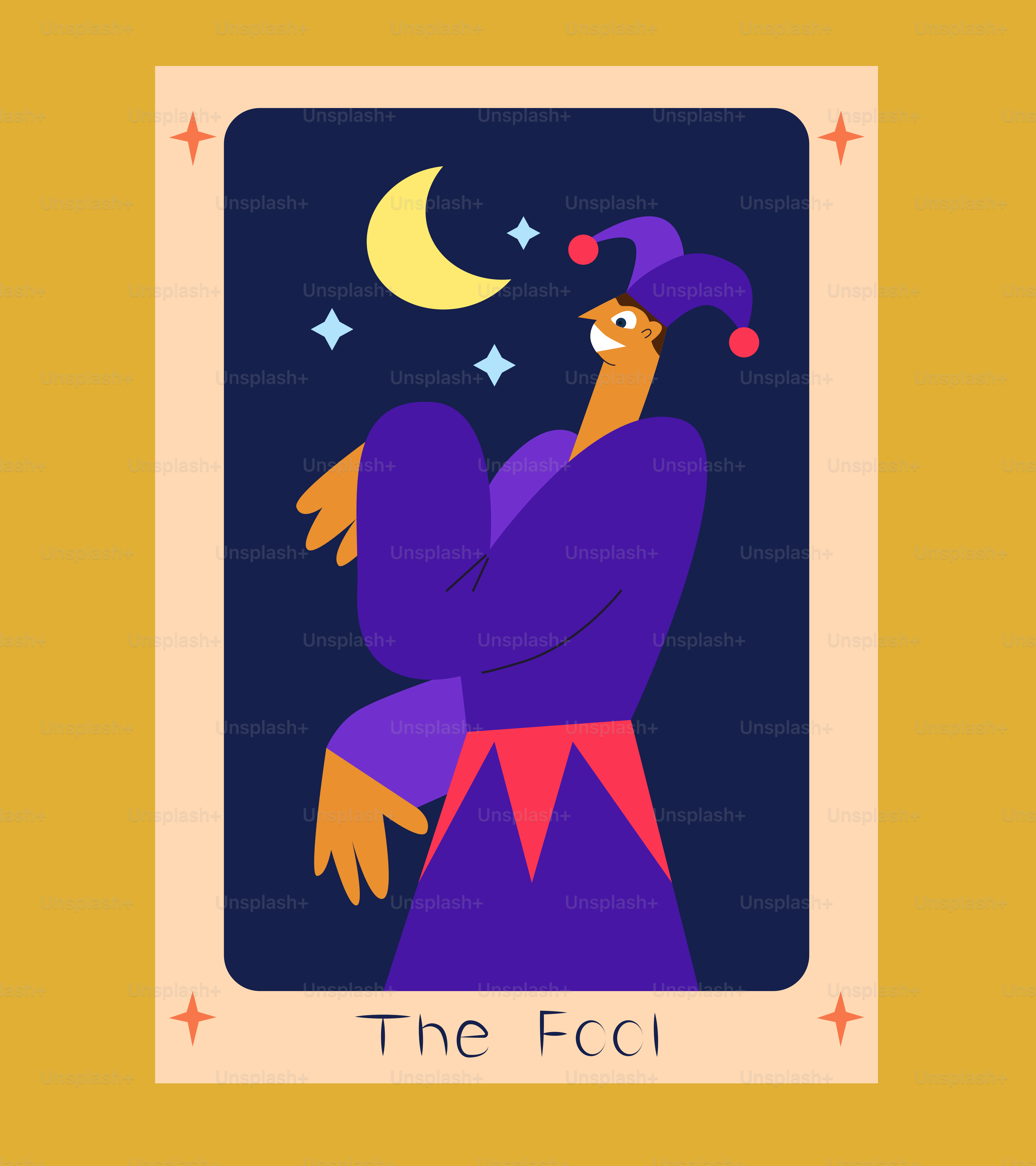 This is the fool tarot card illustration.