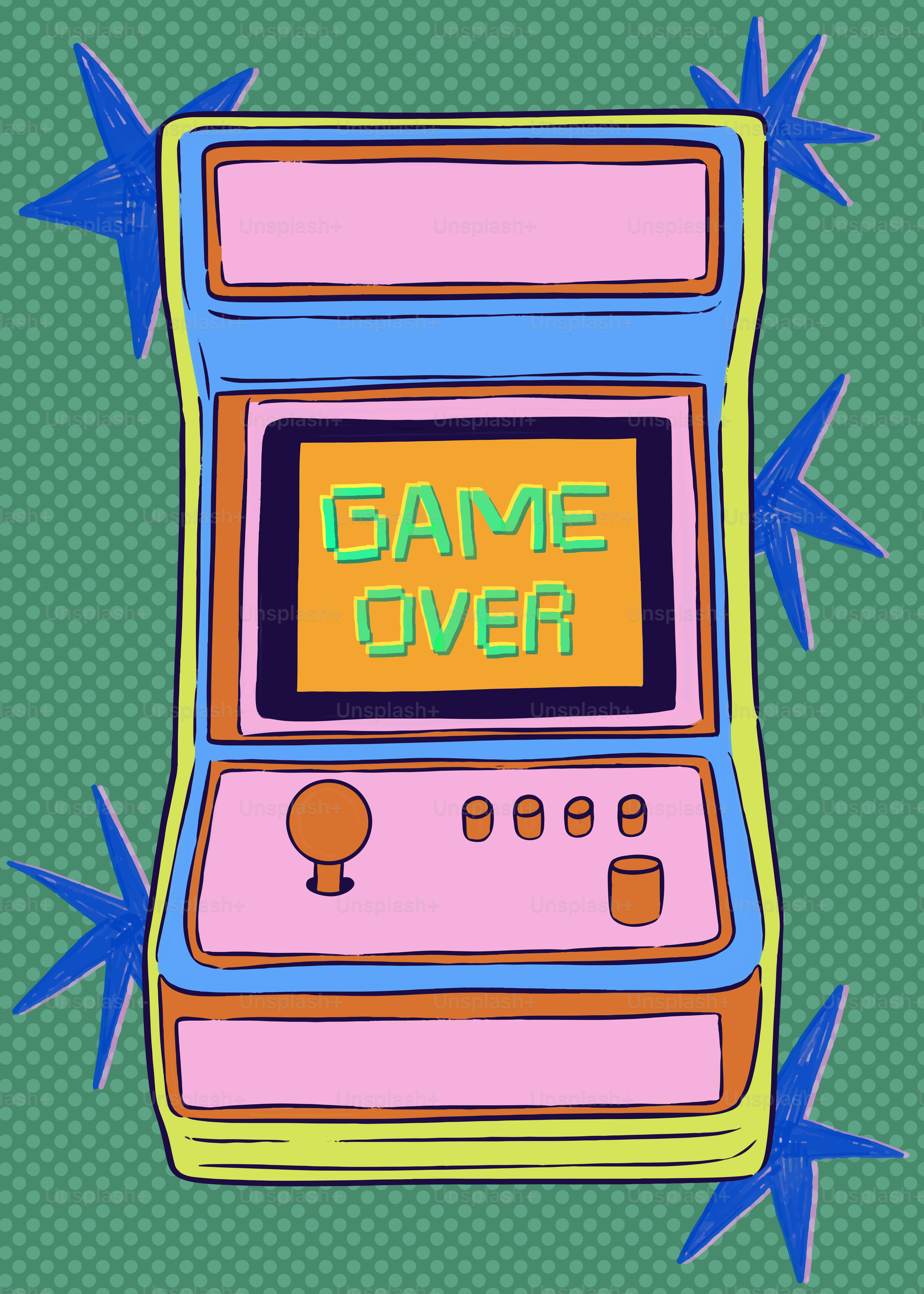 The arcade game is over.
