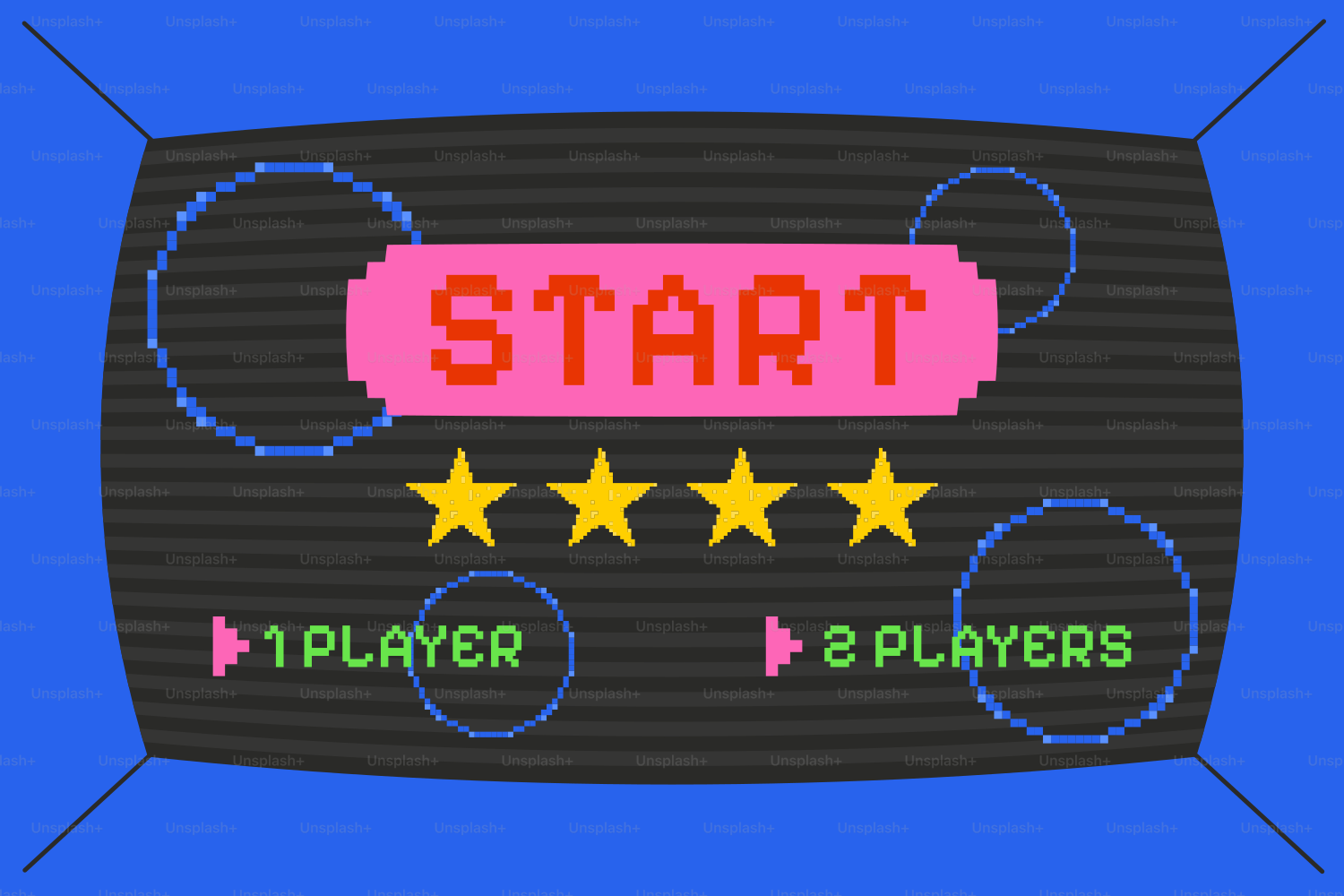 Menú del juego con el botón de "inicio" y opciones para el jugador.