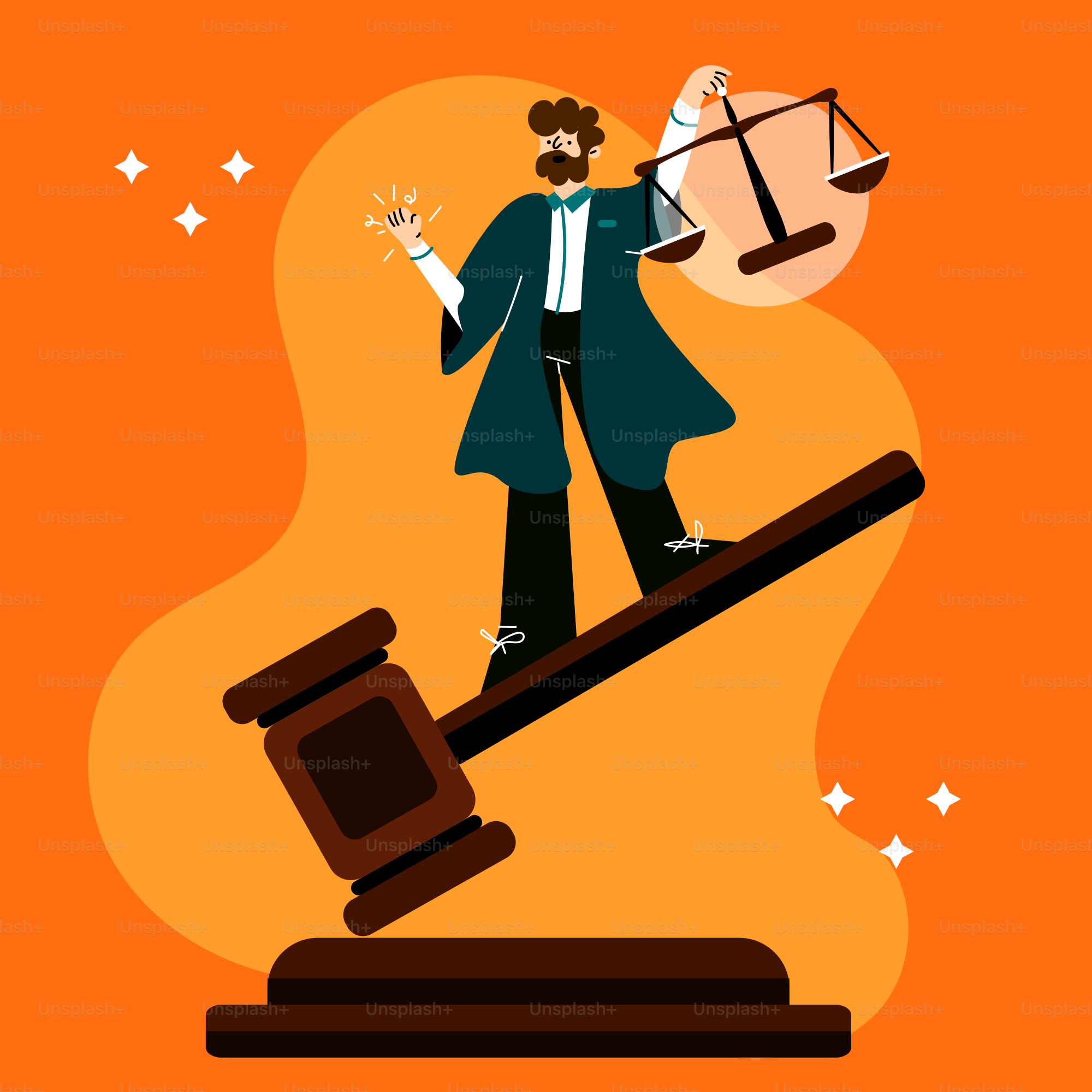 Un juge tient une mallette. vectoriel – Image gratuite de Gens sur Unsplash, image size:3000x3000