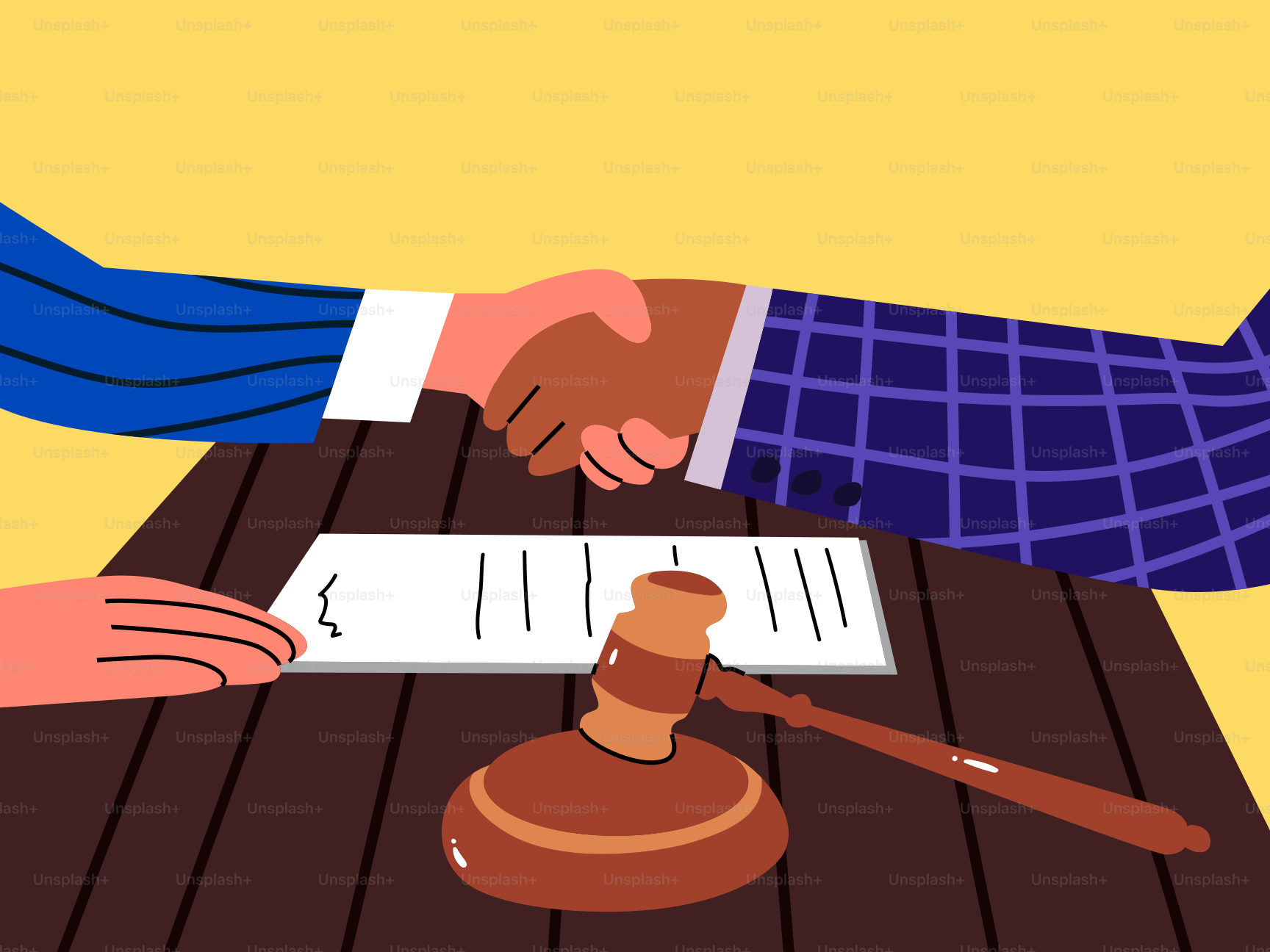 Agreement reached after legal proceedings.