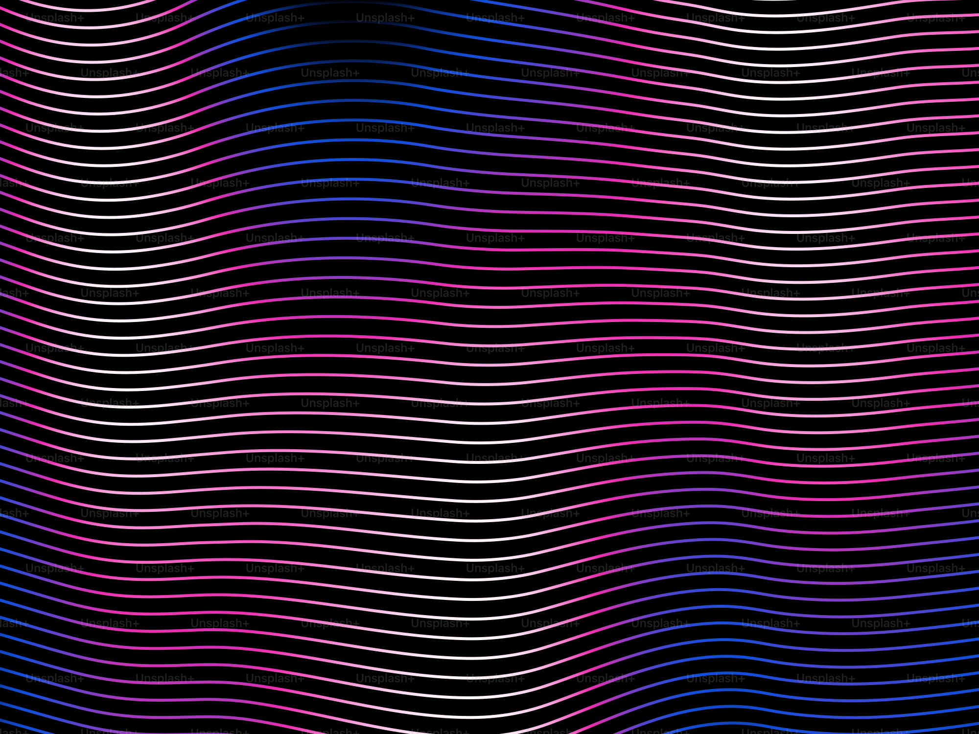 Wavy, colorful lines create a vibrant background.