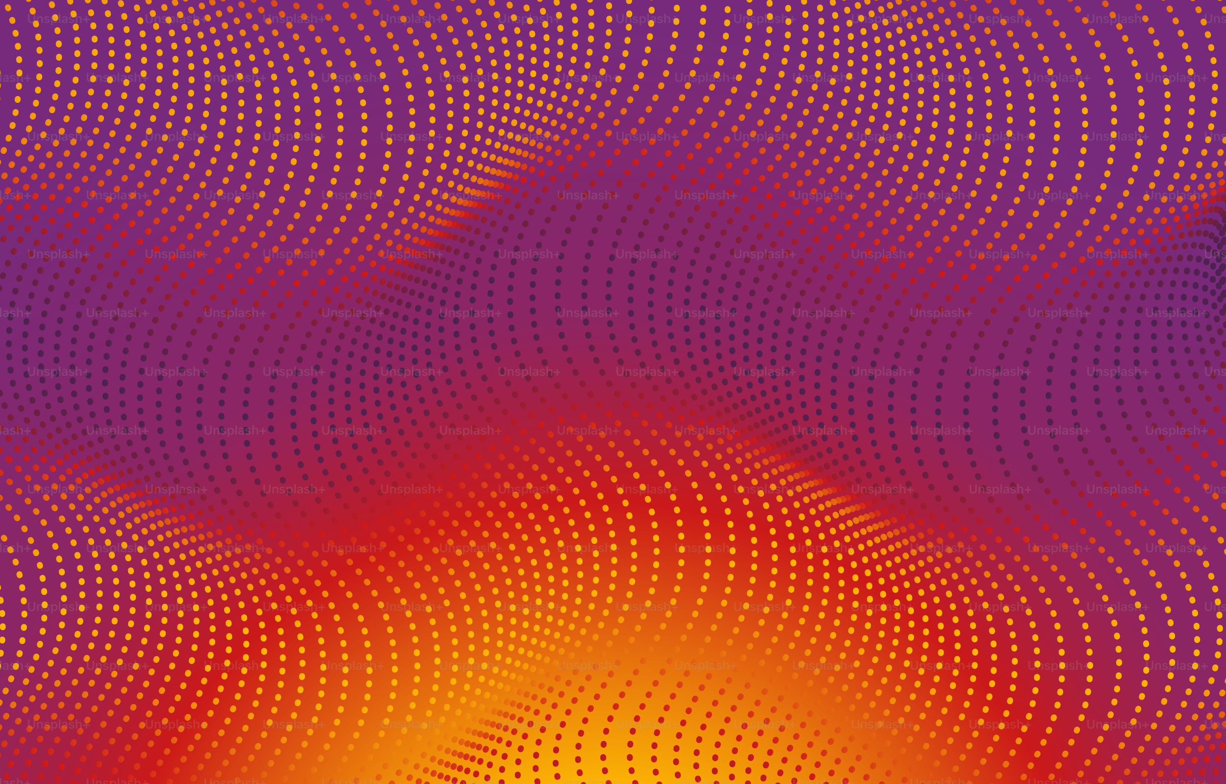 Wavy golden dots against a gradient background.