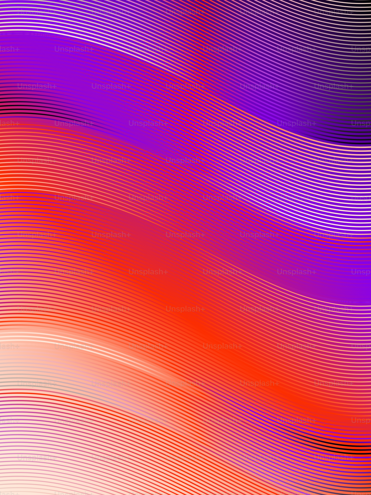 Des lignes colorées créent un design ondulé et abstrait.