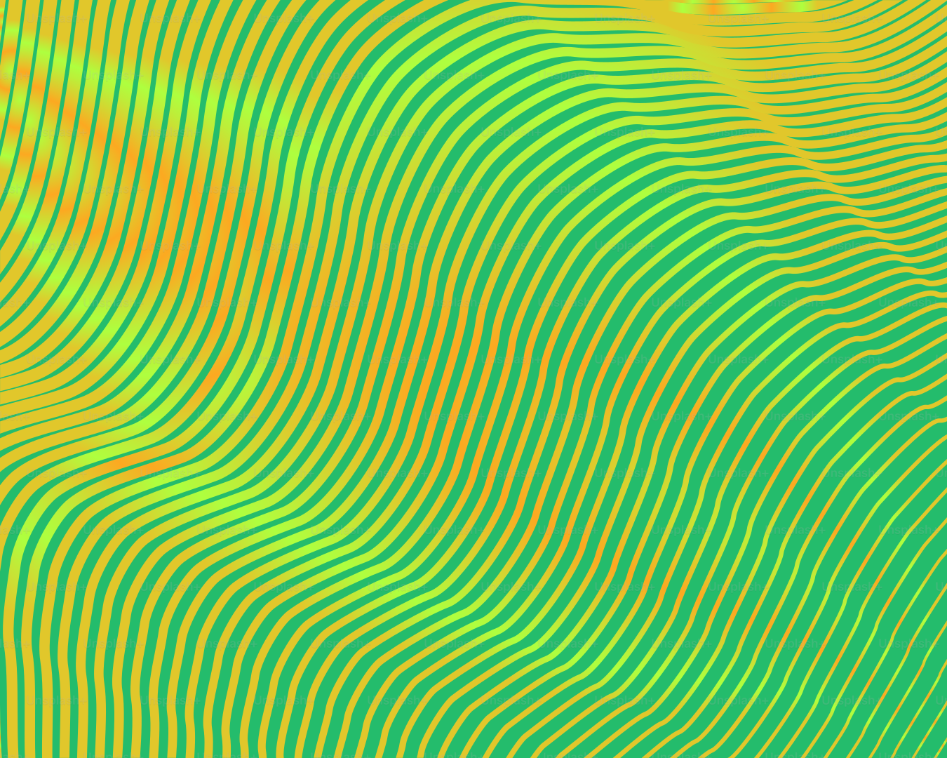 Wavy lines create a vibrant, abstract design.