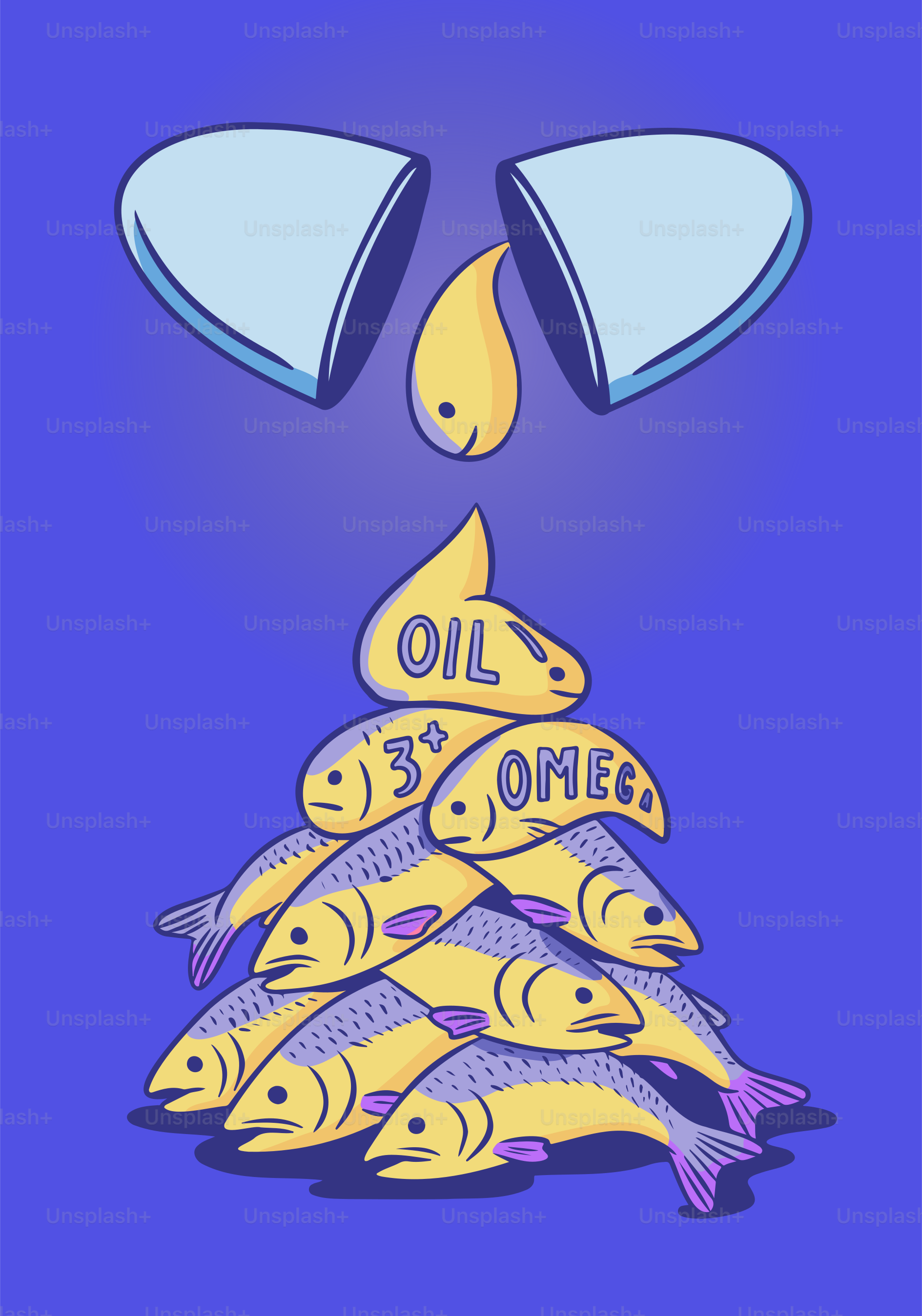 El aceite de omega-3 proviene del pescado en cápsulas.