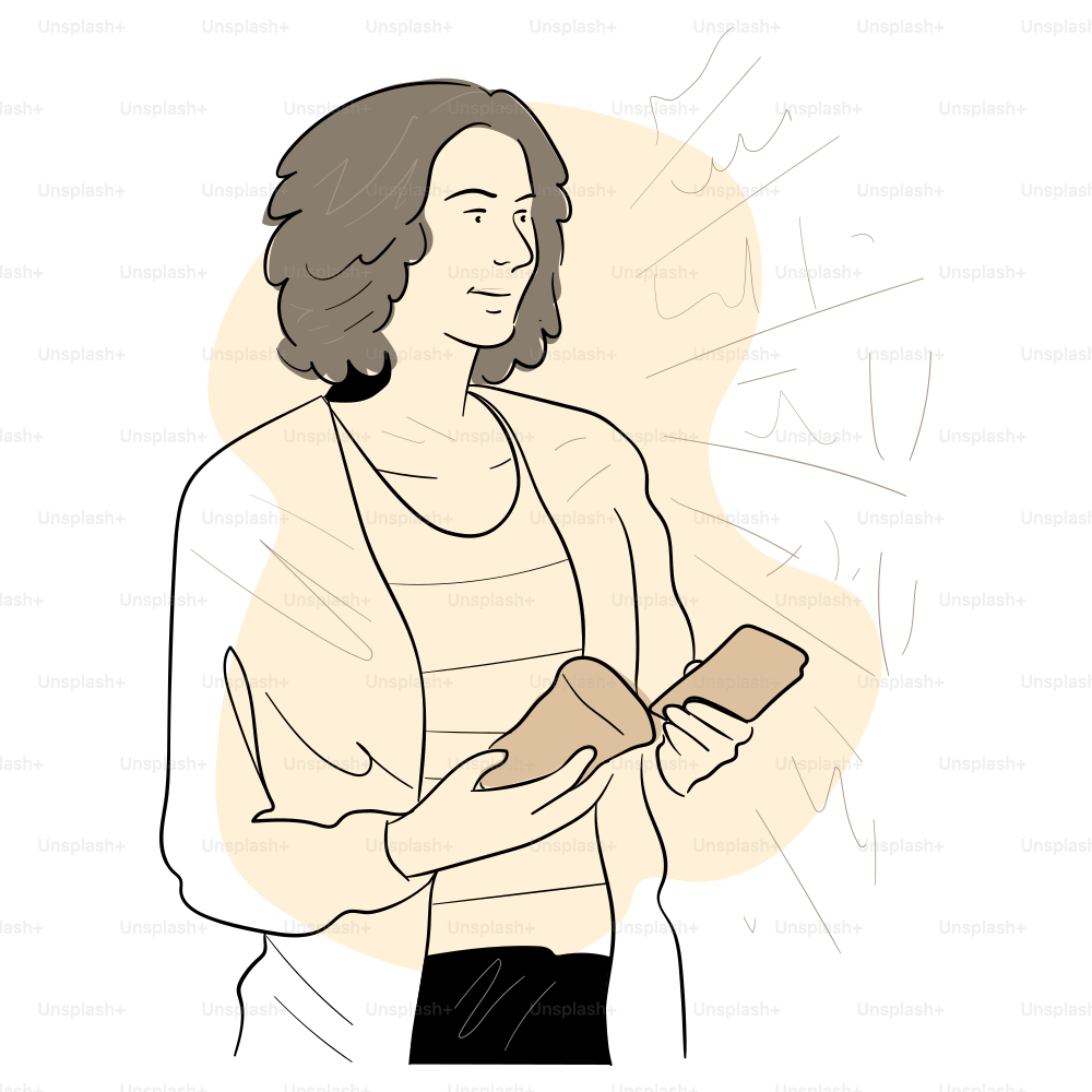 Una mujer lee un libro.