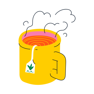 A steaming mug of tea. vector – Food Image on Unsplash, image size:3000x3000