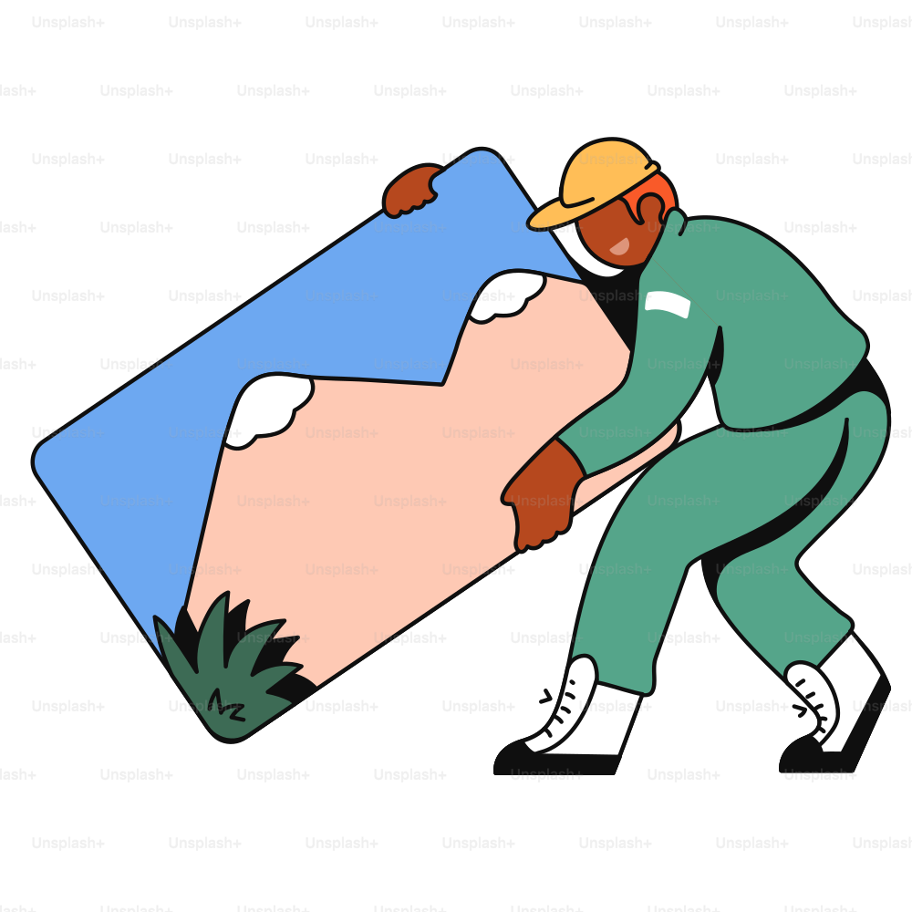 A person is holding a picture of mountains.