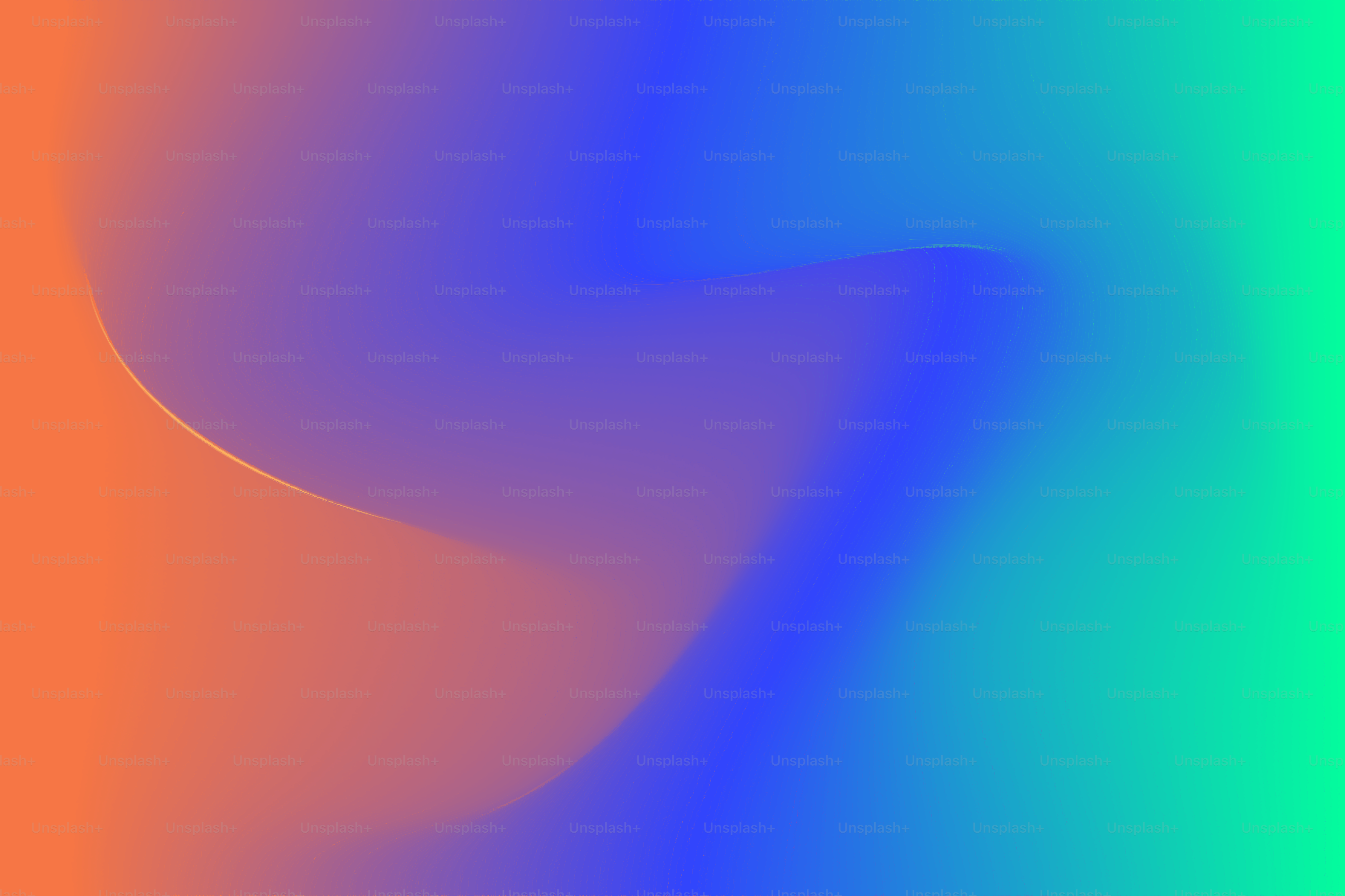 Abstract gradient background with orange, blue, and green hues.