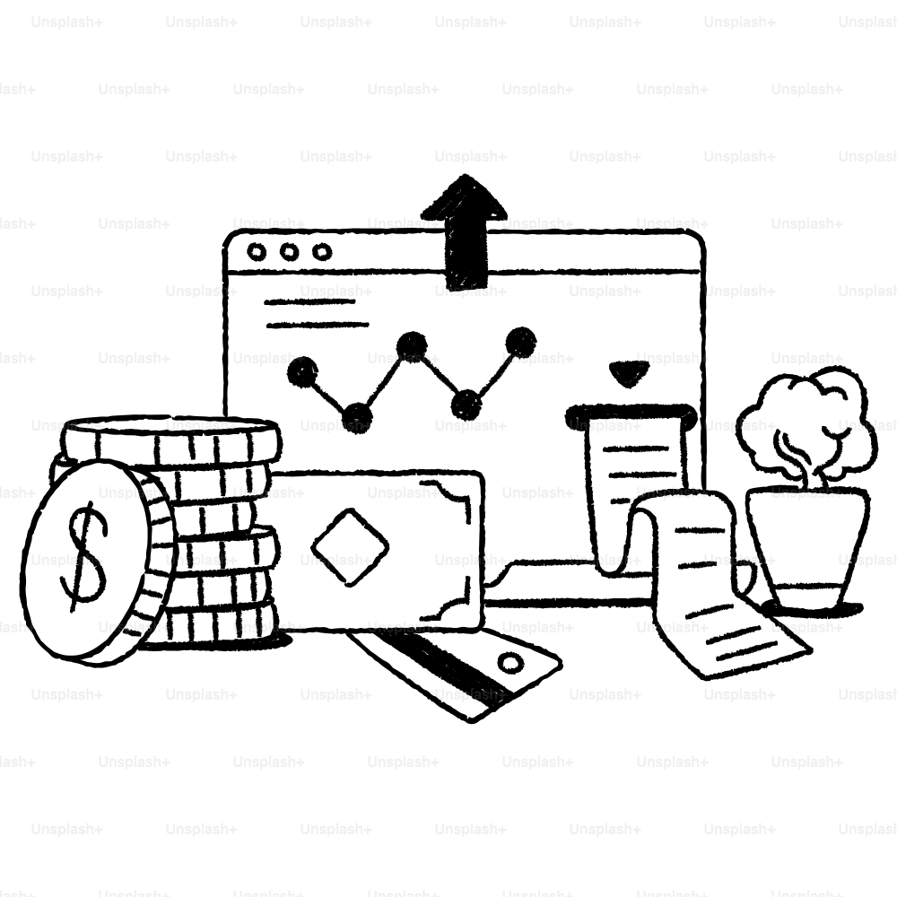 Financial growth and transactions are visualized here.