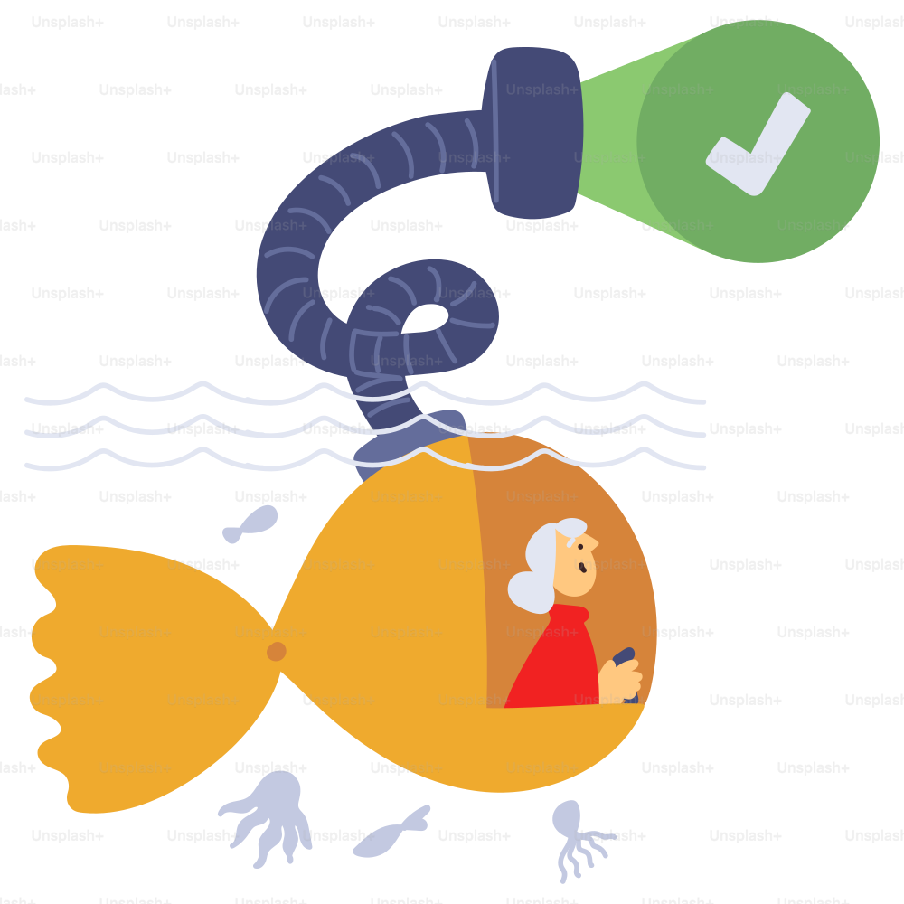 A woman drives a submarine, approved by a checklist.