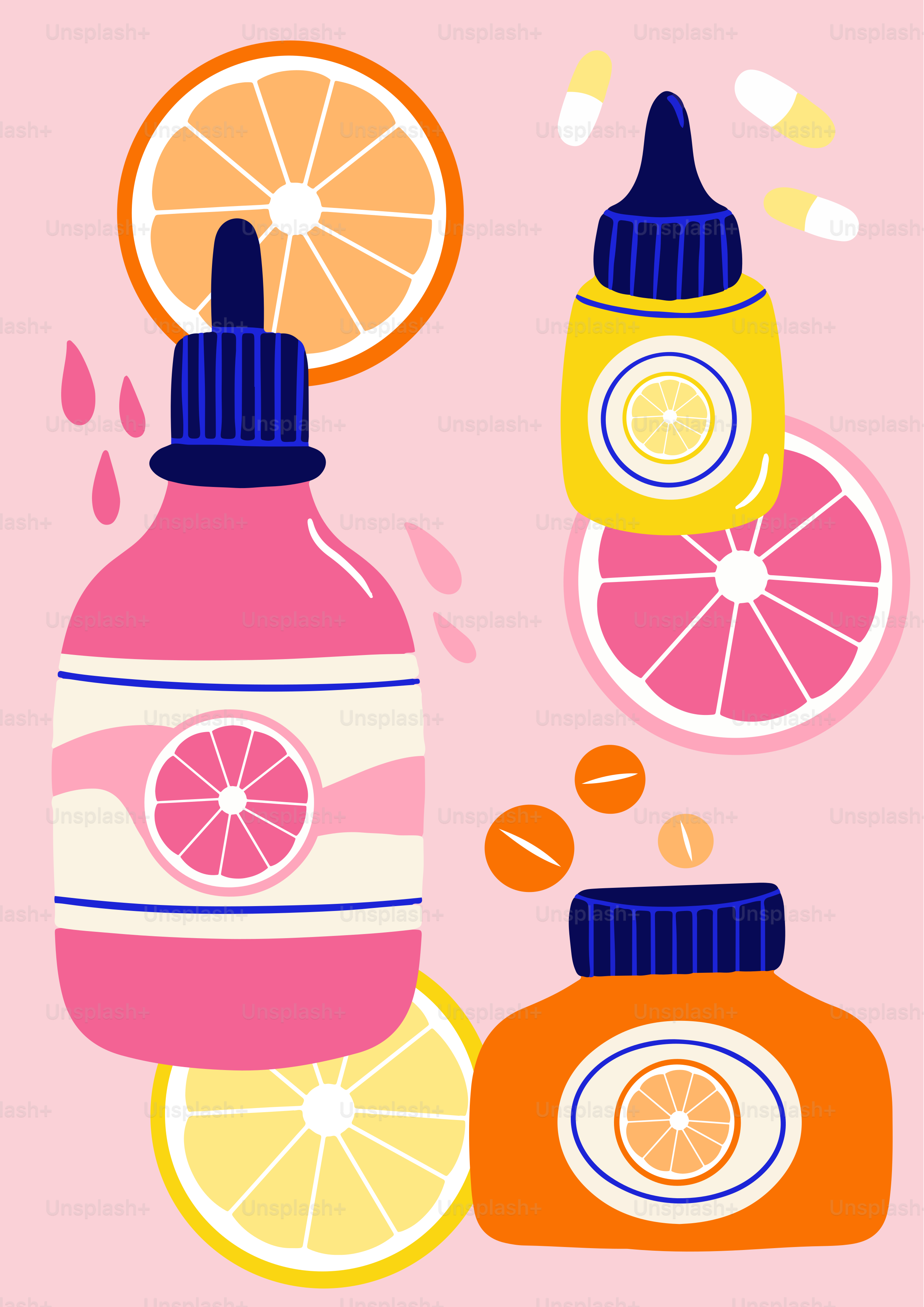 Cítricos, vitamina C y suplementos.