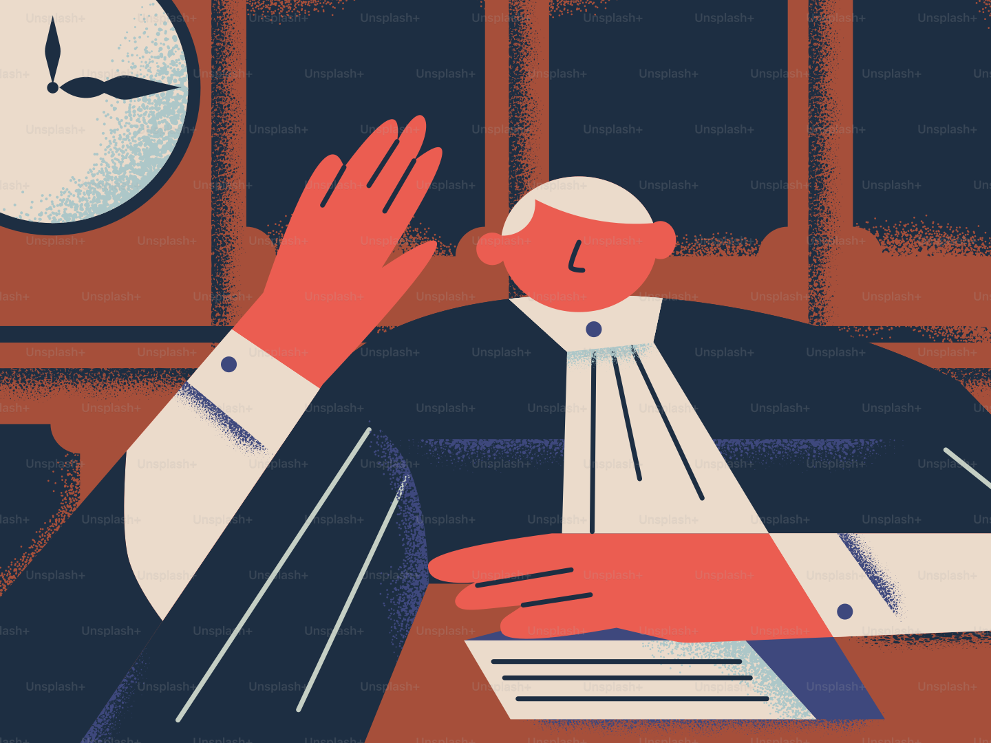 The judge is raising his hand in the courtroom. vector – Book Image on ...