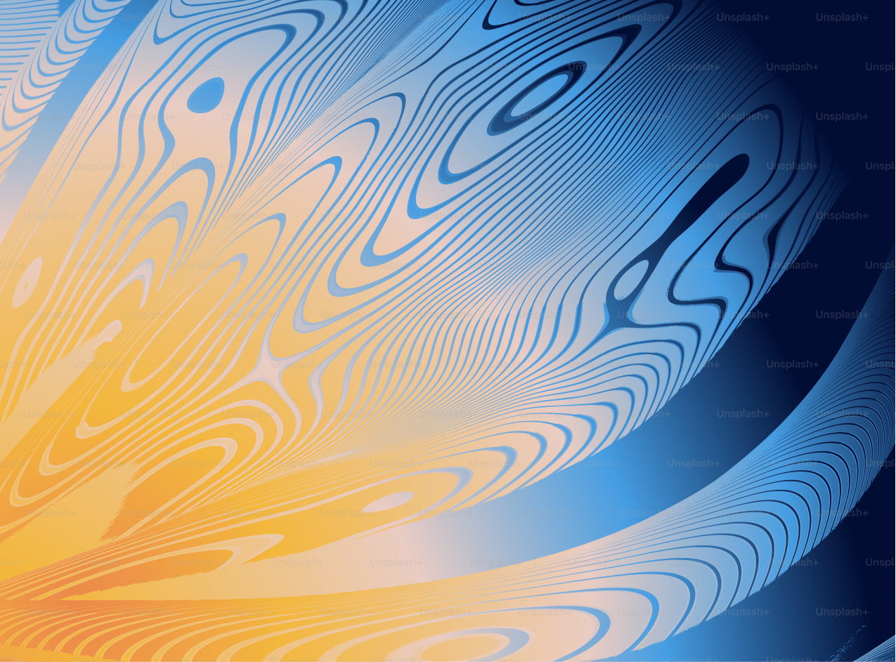 Abstrakte blaue Linien bilden ein welliges Muster. Vektor – Bild zum Thema  Hintergrundbild auf Unsplash, image size:3000x2216