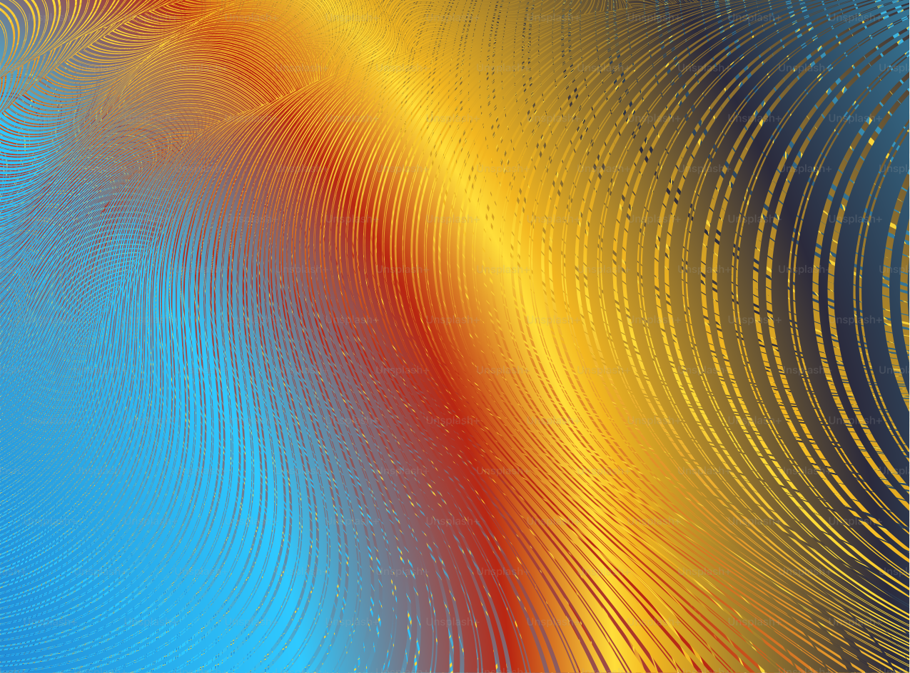 Abstract image featuring colorful gradients and lines.