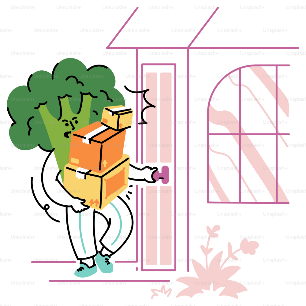 Broccoli is delivering packages to the doorstep.