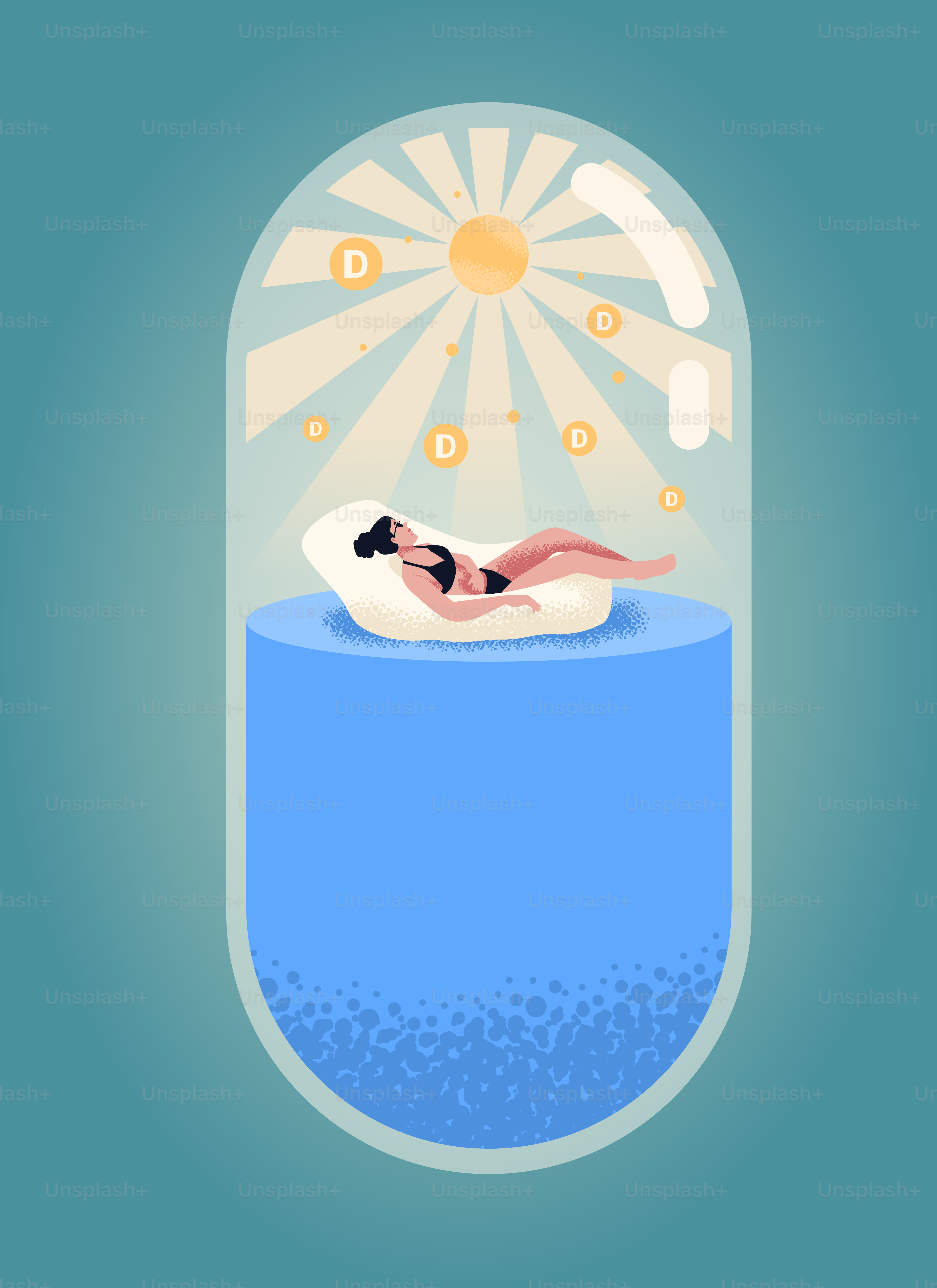 Vitamina D: banhos de sol dentro de uma cápsula.