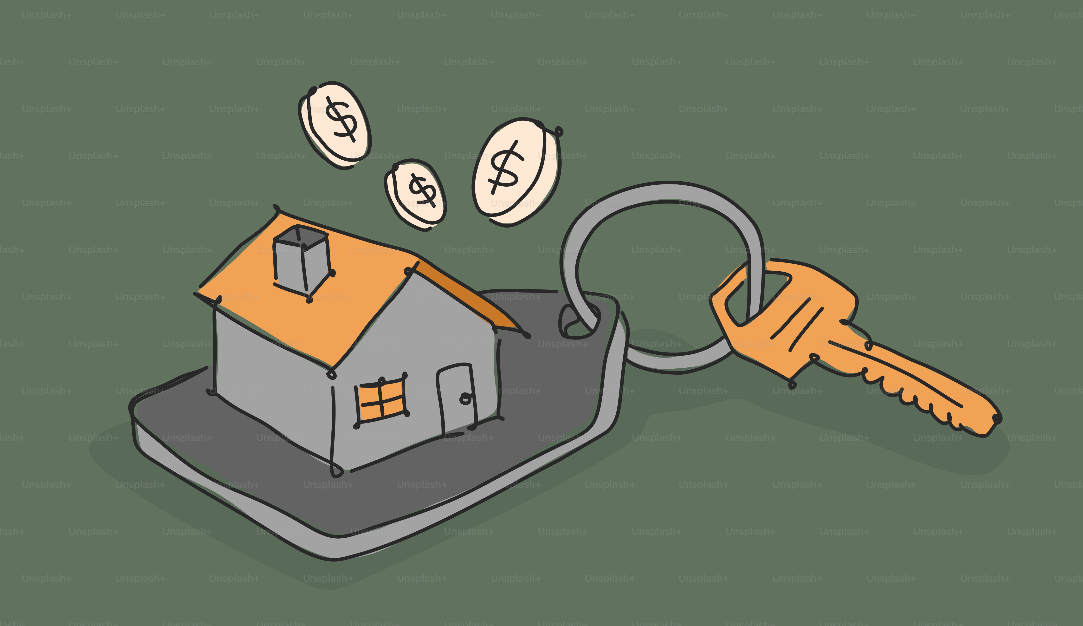 Buying a house and money.