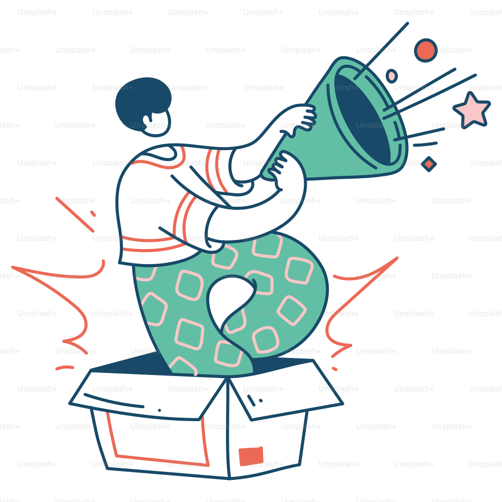 A person is revealing something from a box.