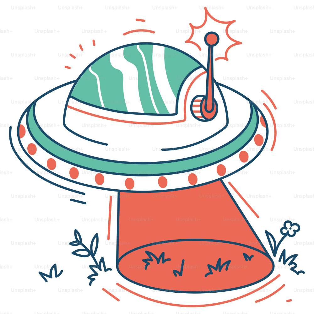 Una nave espacial alienígena está transmitiendo algo.