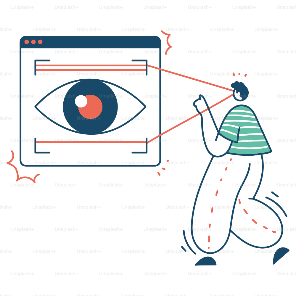 Eye scanning technology is being used.