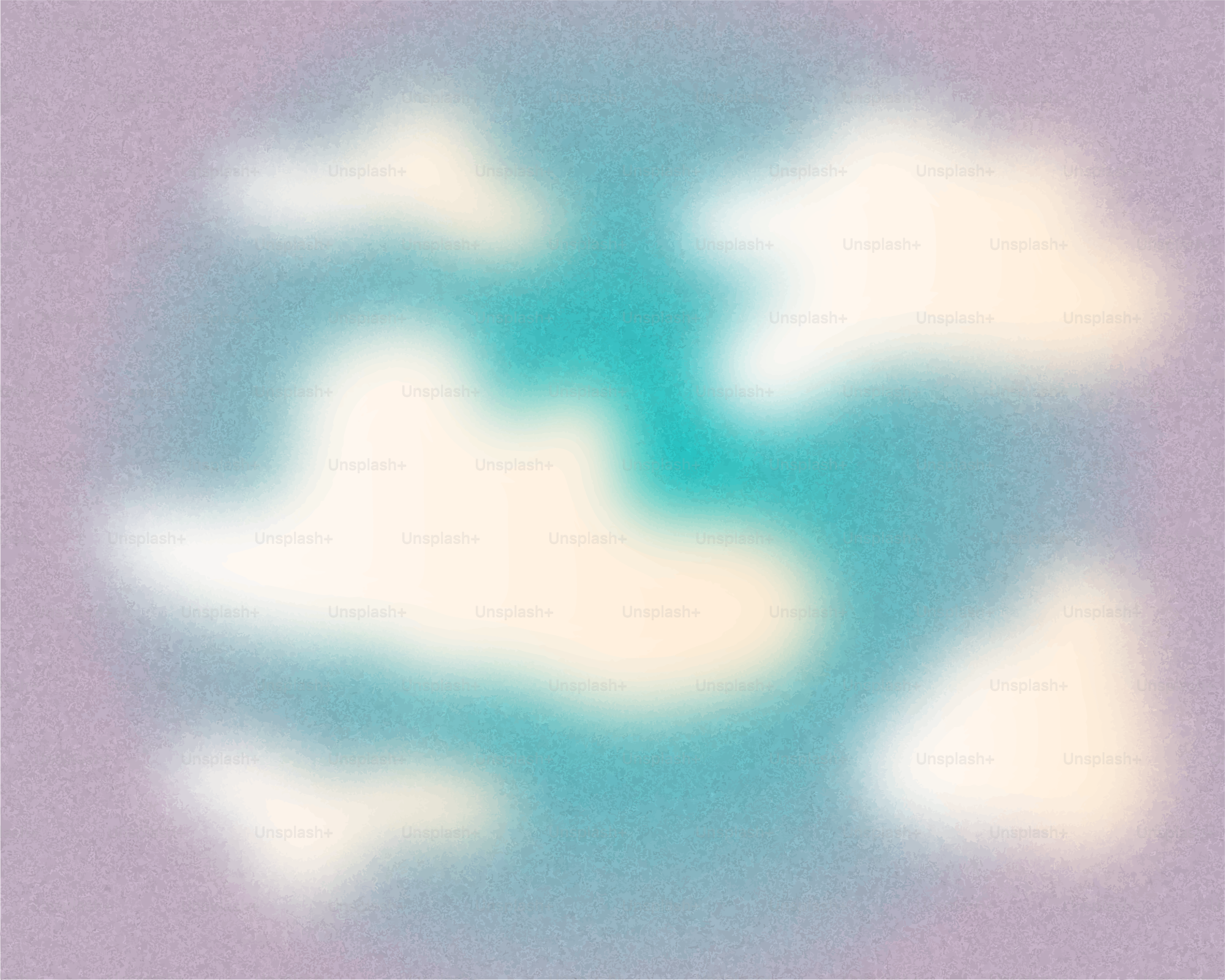 Clouds float in a dreamy, pastel sky.