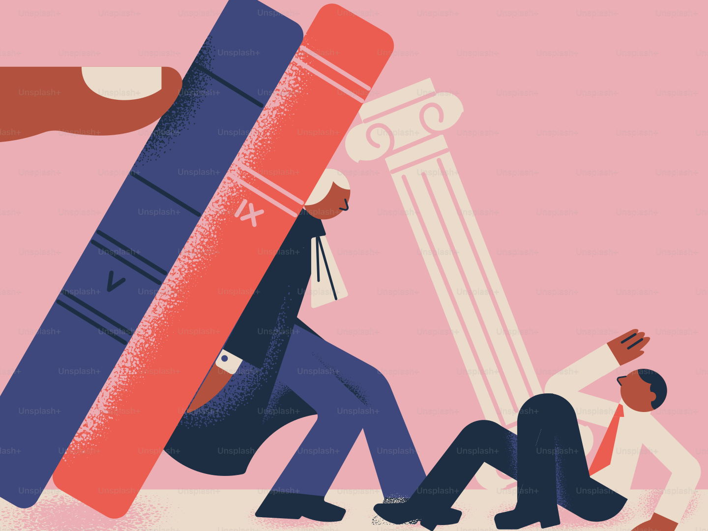 Books and justice: a struggle for law.