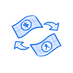 달러와 위안 간의 통화 교환. 벡터 – Unsplash의 금융 이미지