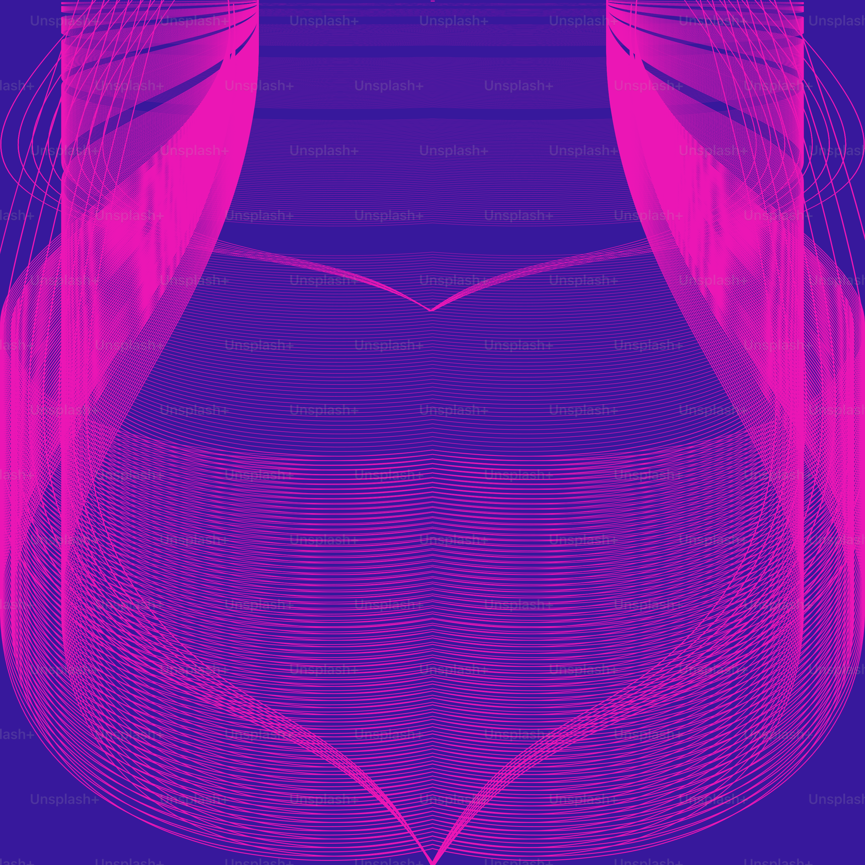 Abstract lines form a heart shape.