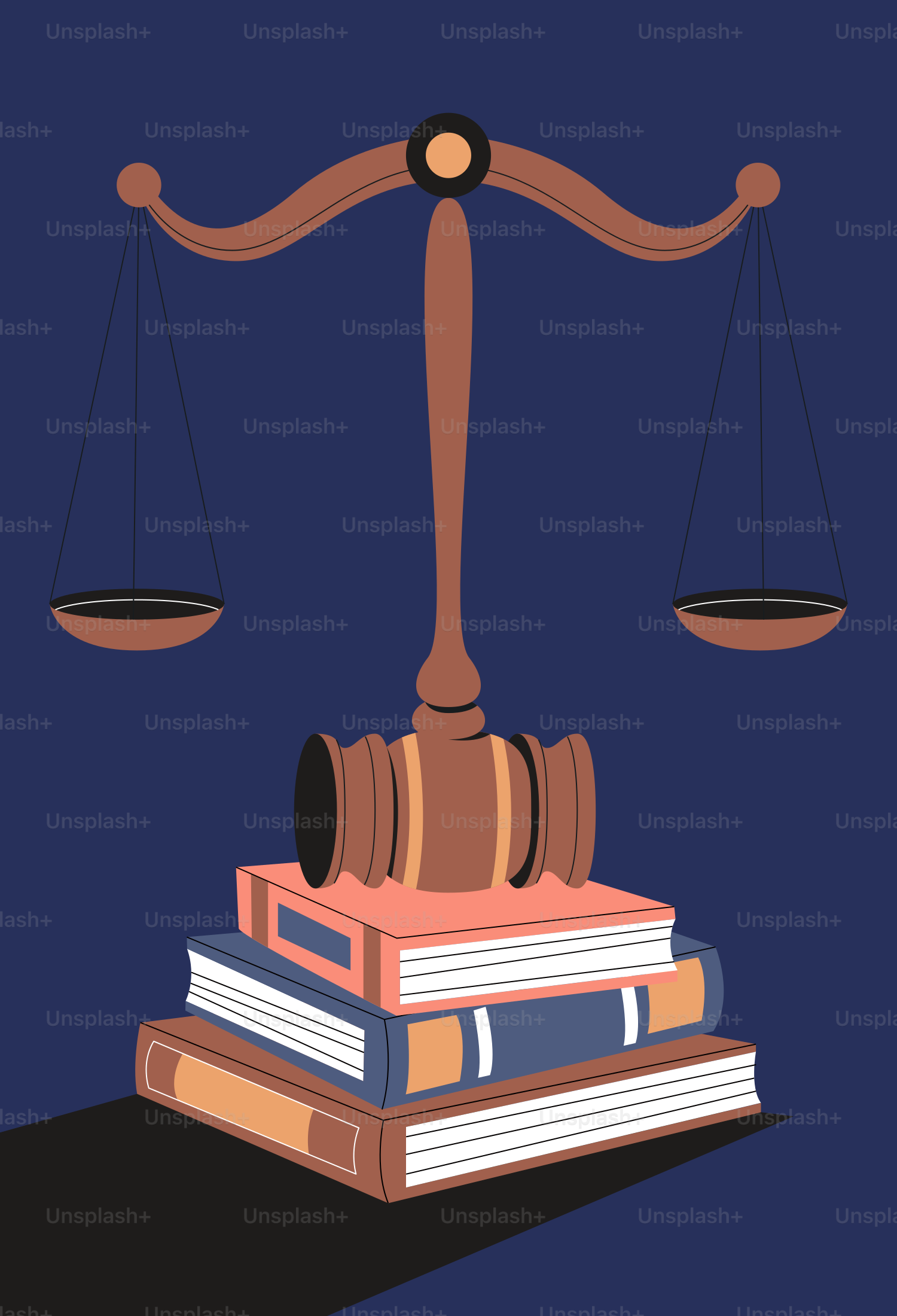 正義の天秤が描かれた人の頭の絵のベクター – Unsplashの図の画像