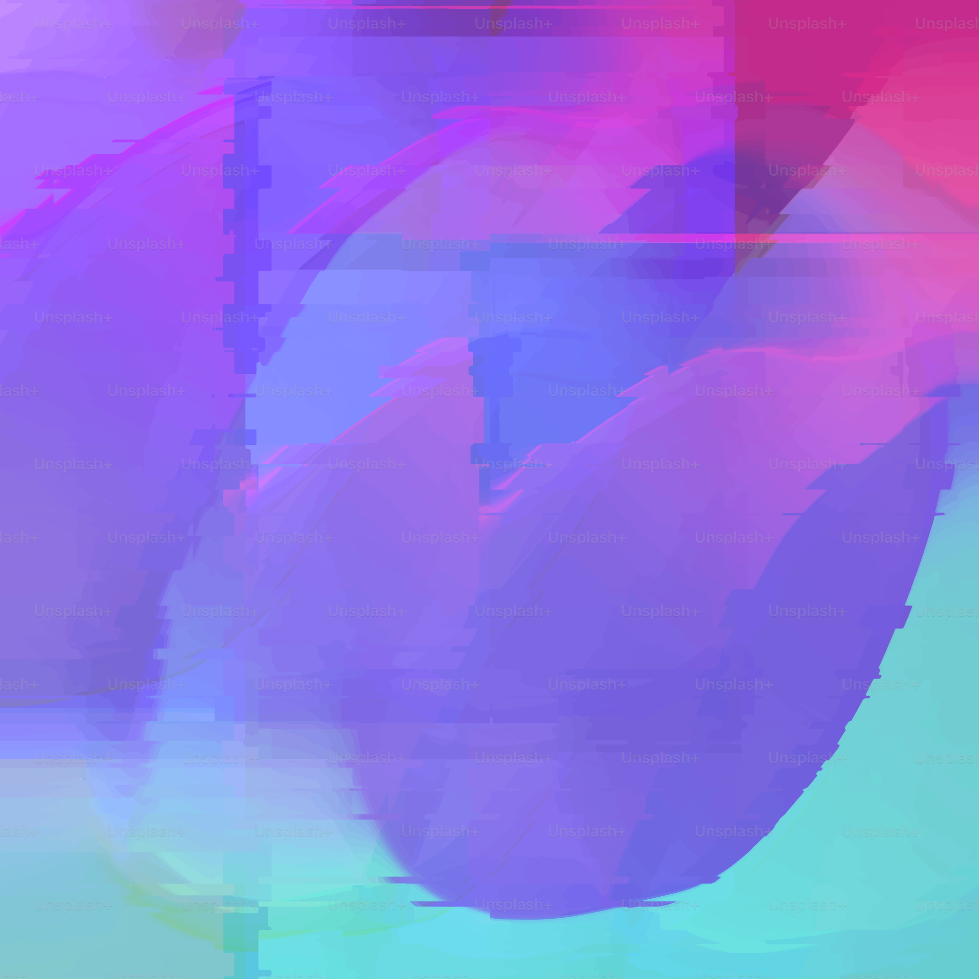 Abstract and colorful painted strokes and patterns.