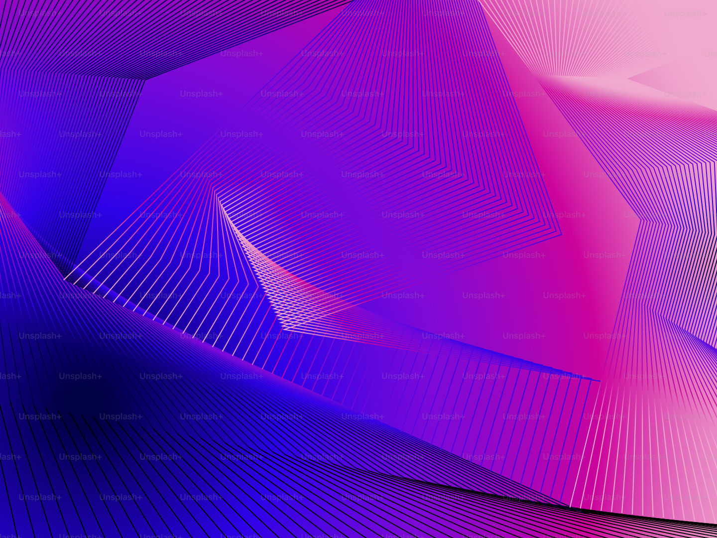 Abstrakte, farbenfrohe Linien und Formen sorgen für ein lebendiges Design.