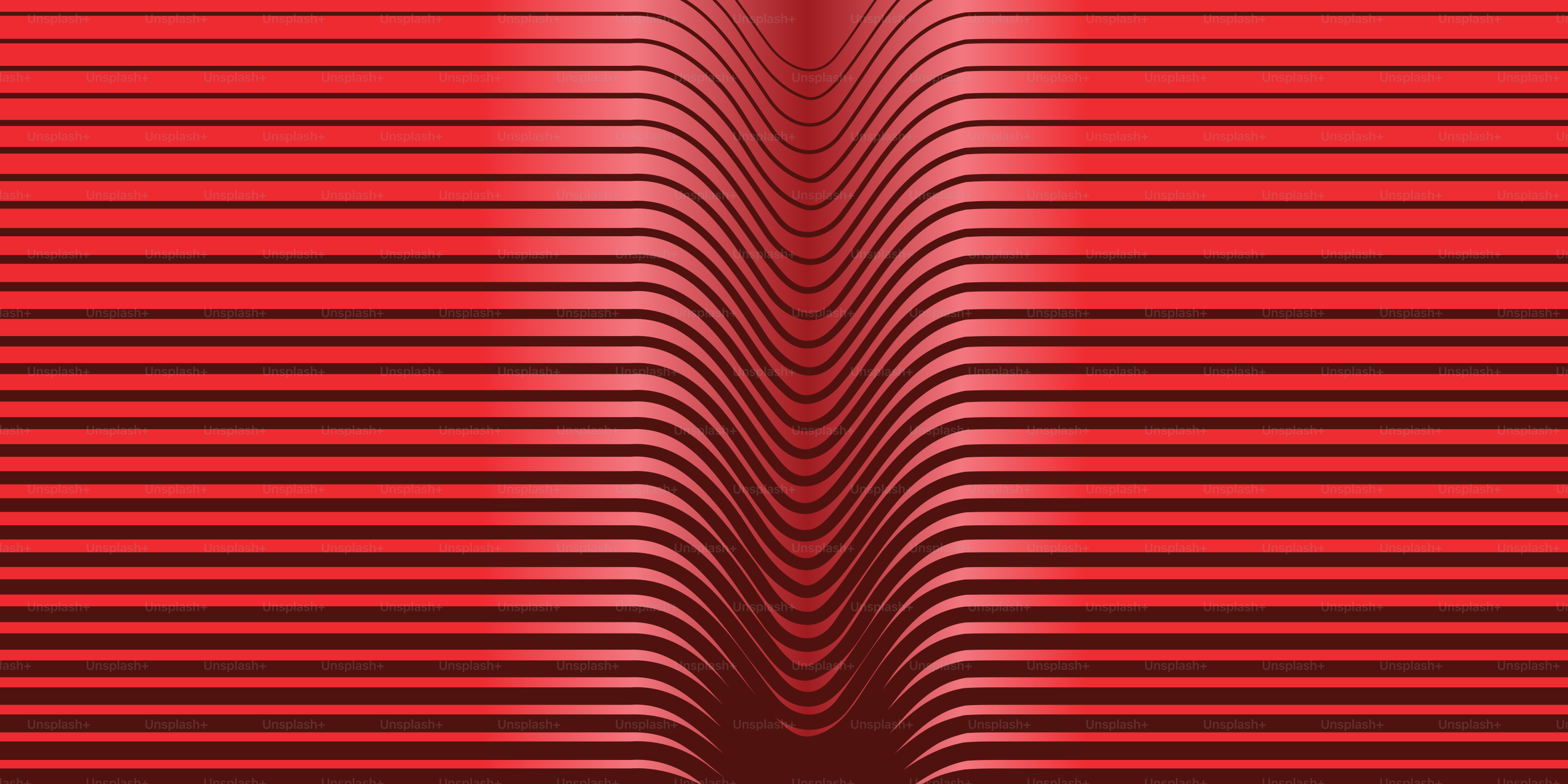 赤い線は中心に向かって収束します。