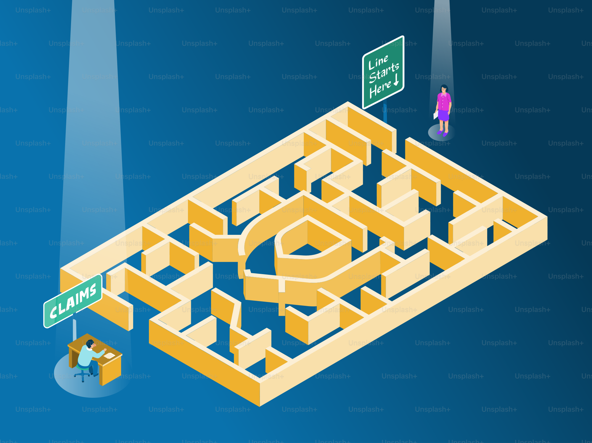 Navigating claims is like a complicated maze.