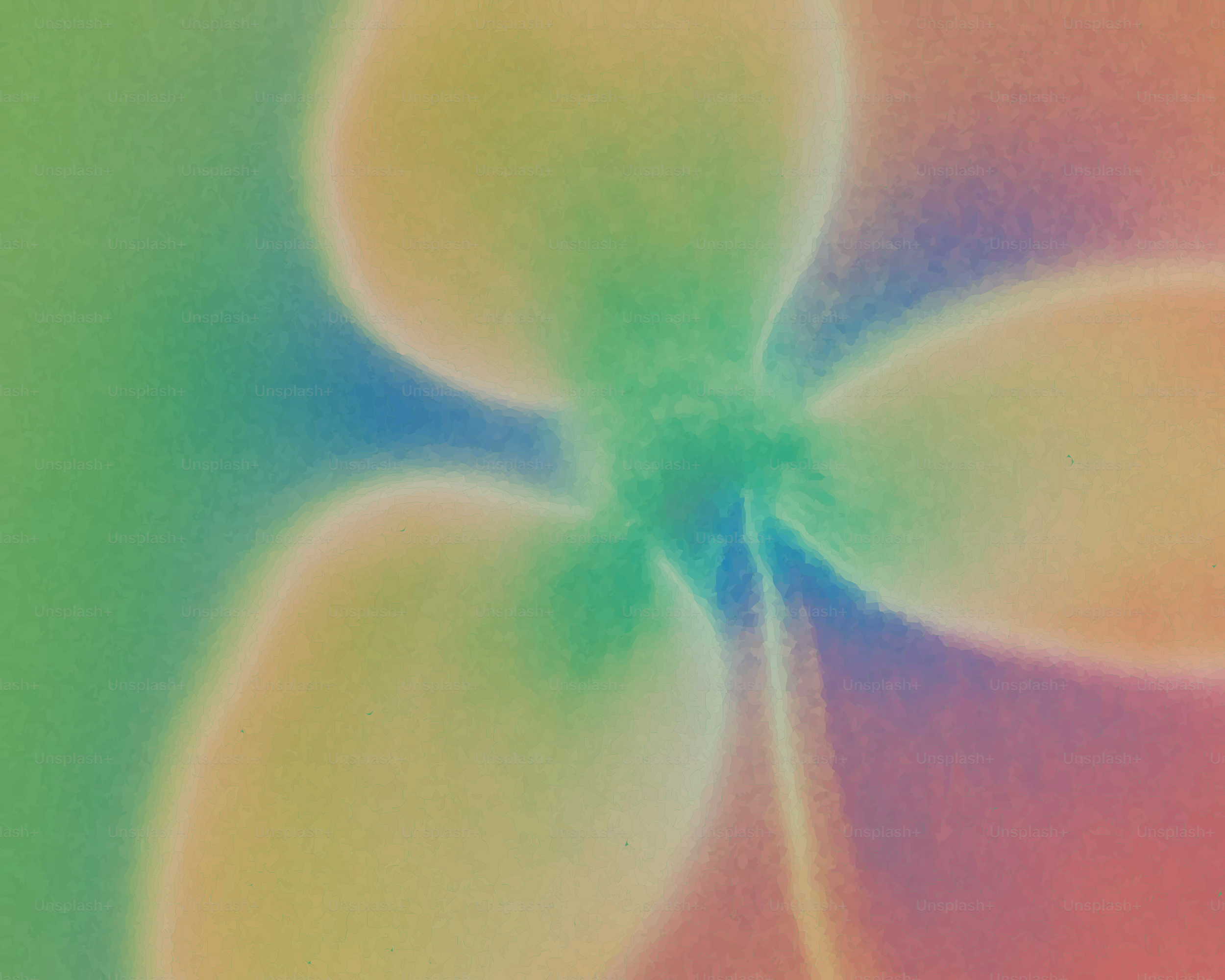 Abstract, colorful design looks like a flower.