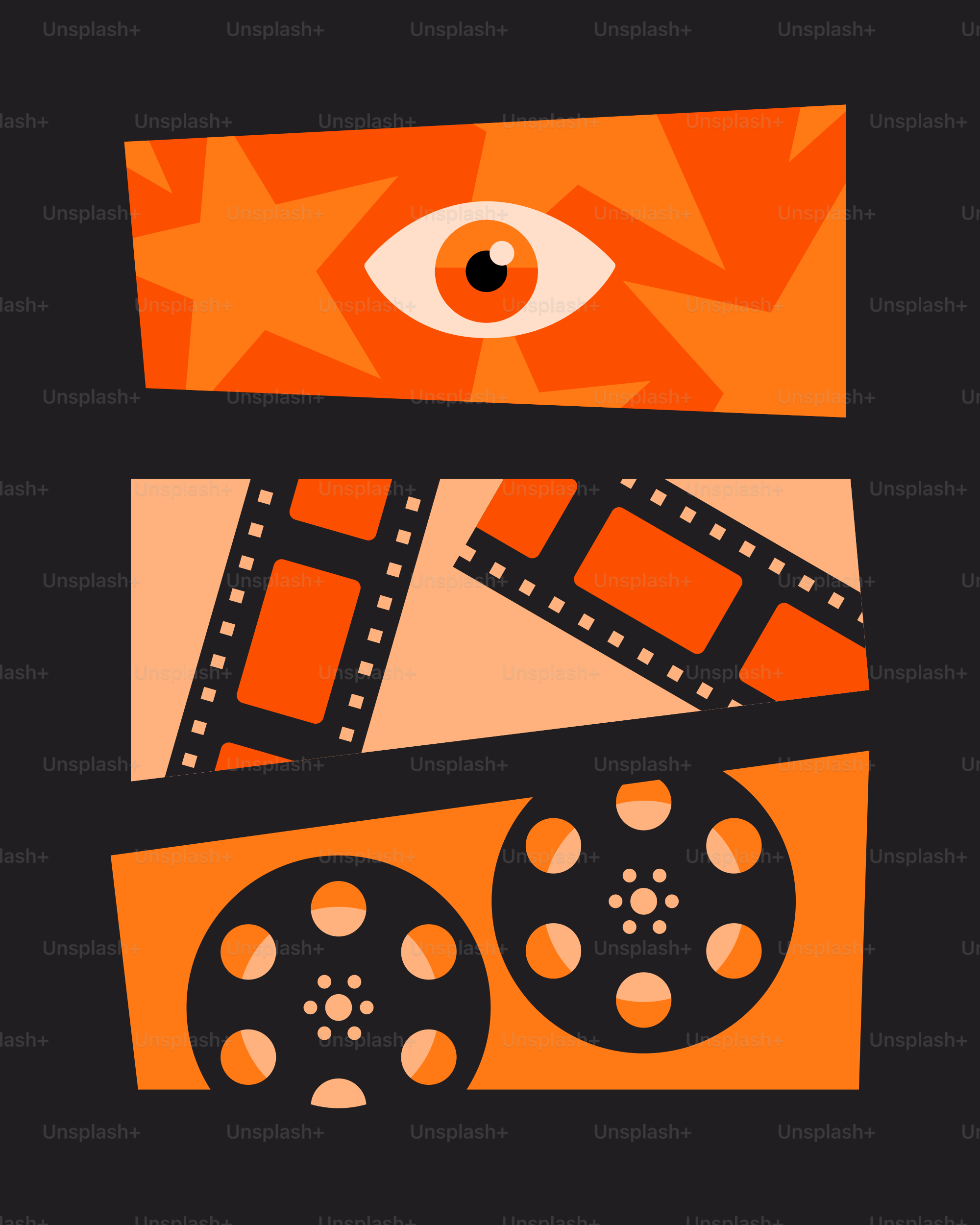 Auge, Film und Stars: Eine Hommage an das Kino.