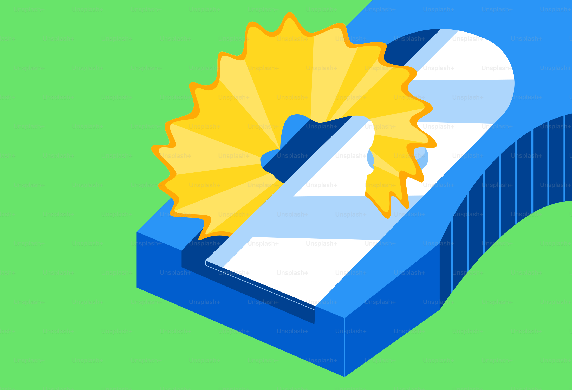 Pencil sharpener with shavings coming out.