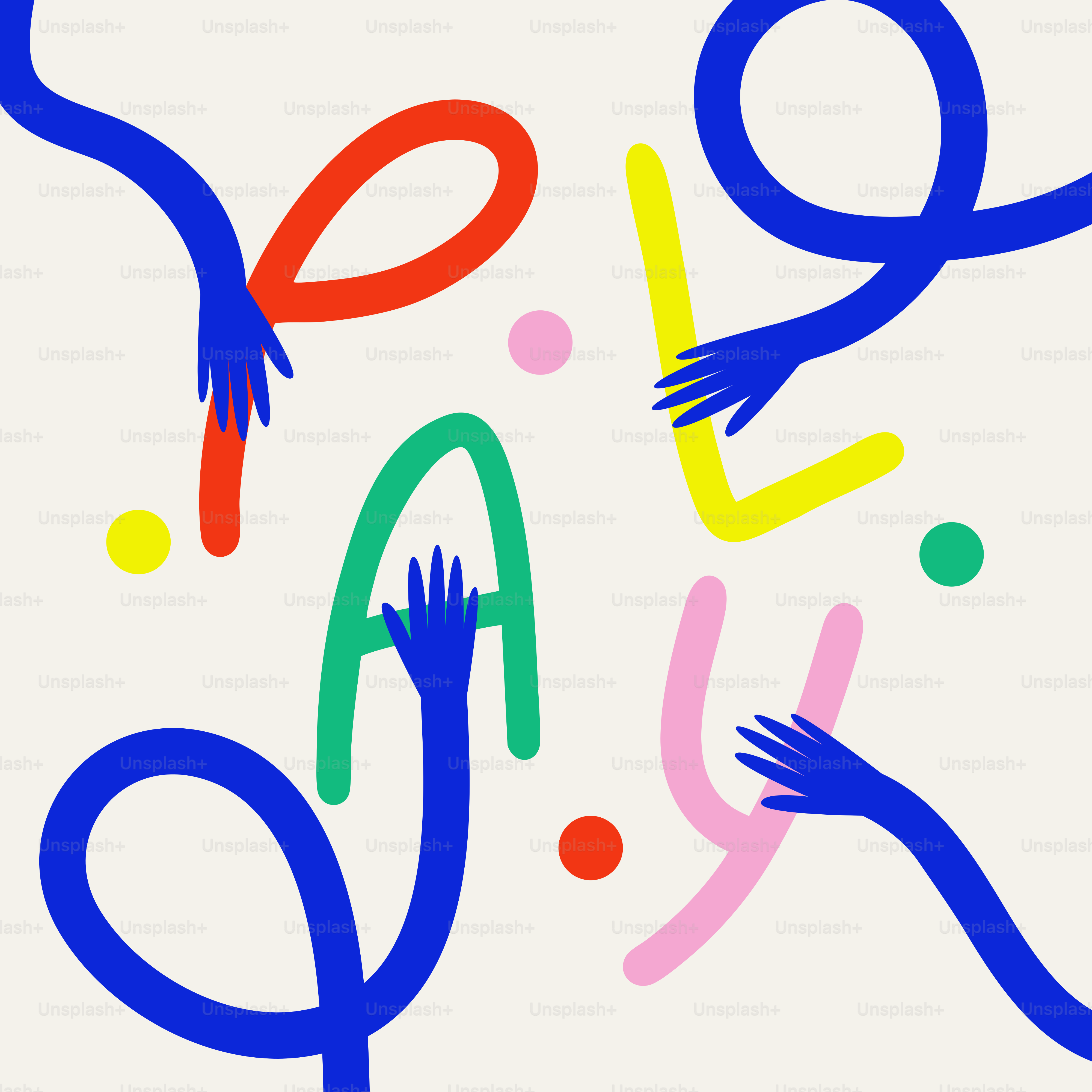 Hands reach for colorful letters spelling "play."