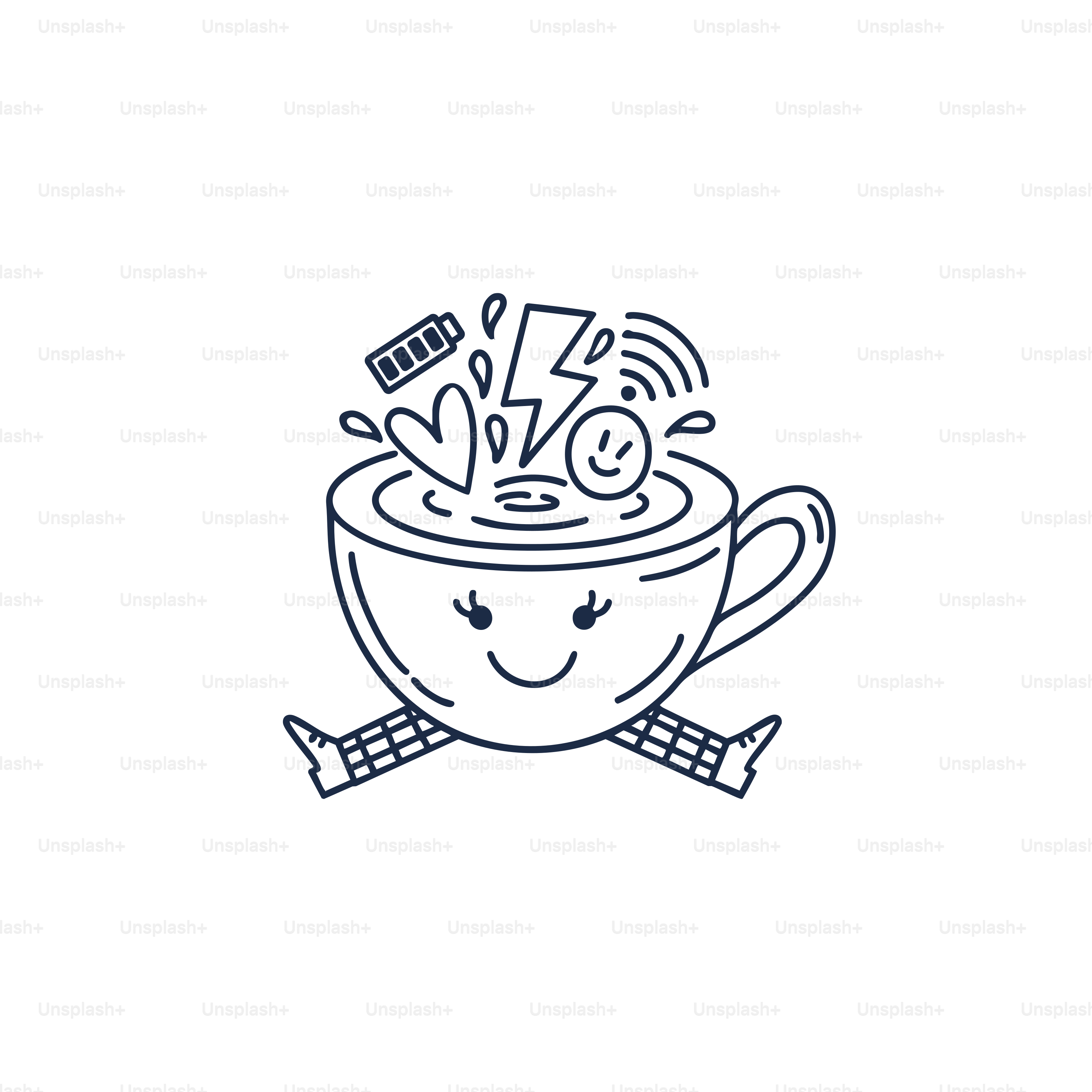 Coffee brings energy, love, and wifi.