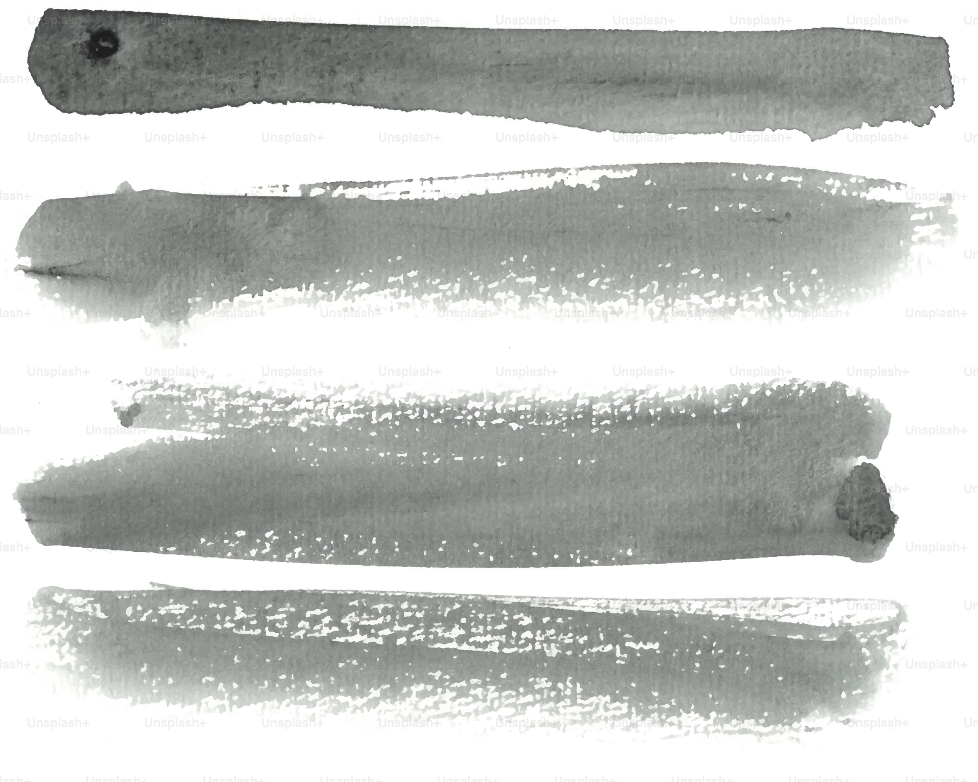 Gray brushstrokes on a white background.