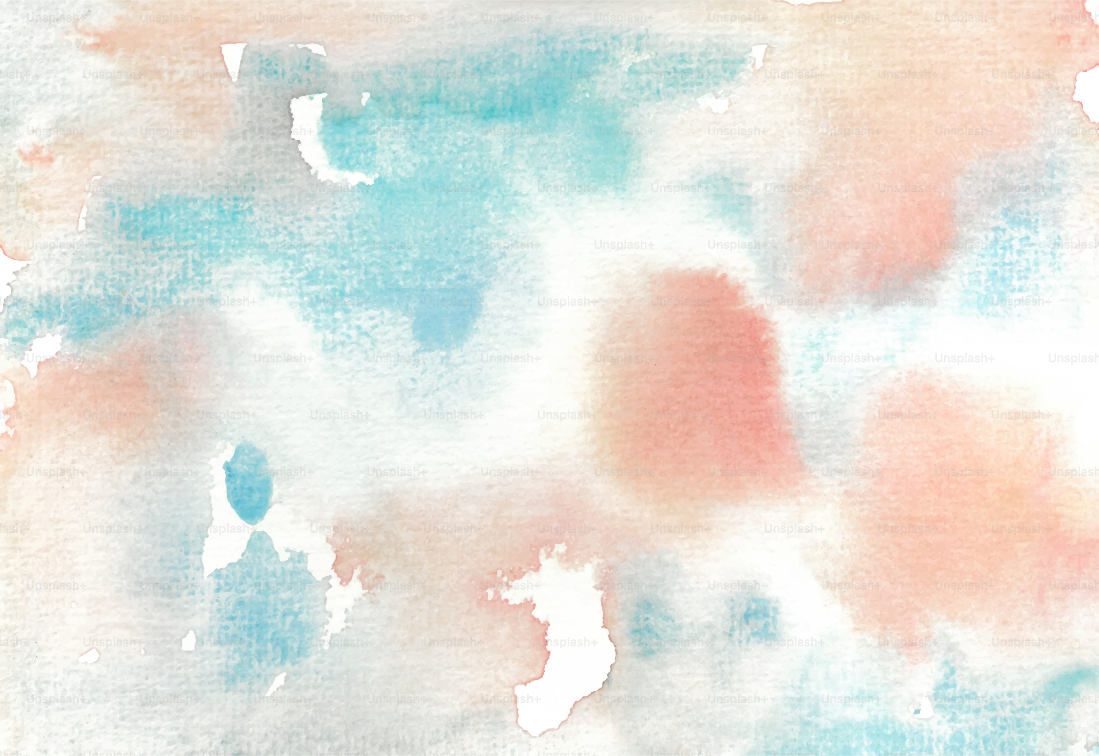 Abstract watercolor painting in soft colors.