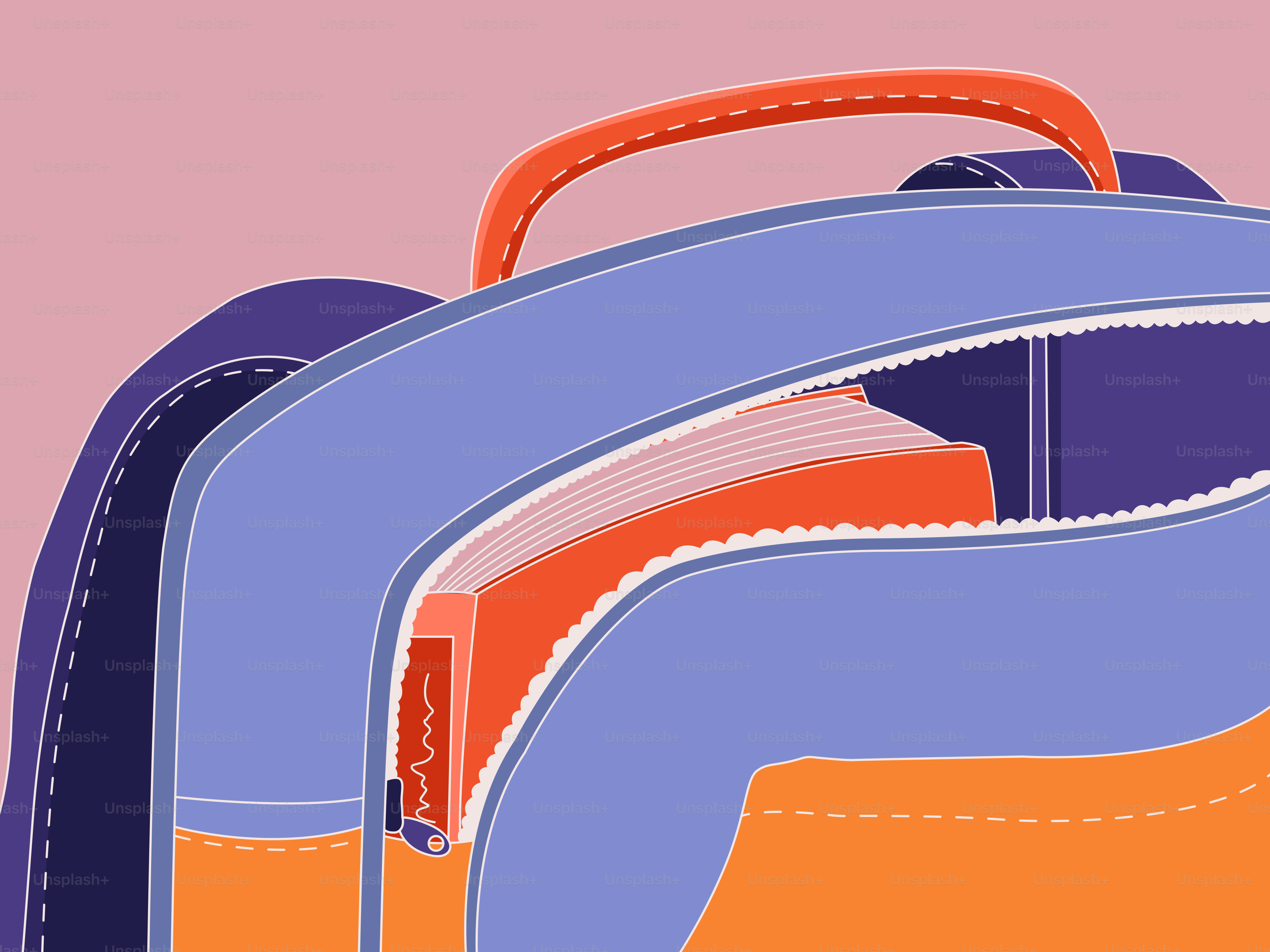 Un sac à dos est partiellement ouvert avec un livre à l’intérieur.